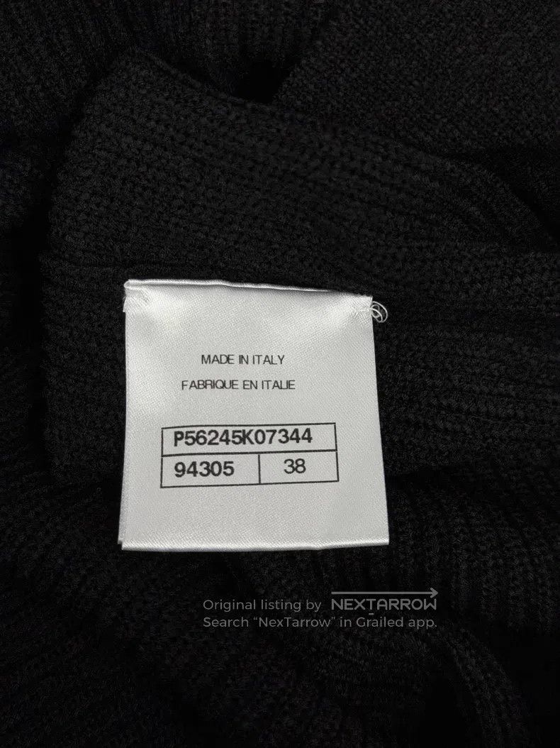 Chanel Chanel Black V-neck knitted dress Size XS / US 0-2 / IT 36-38 - 6 Thumbnail