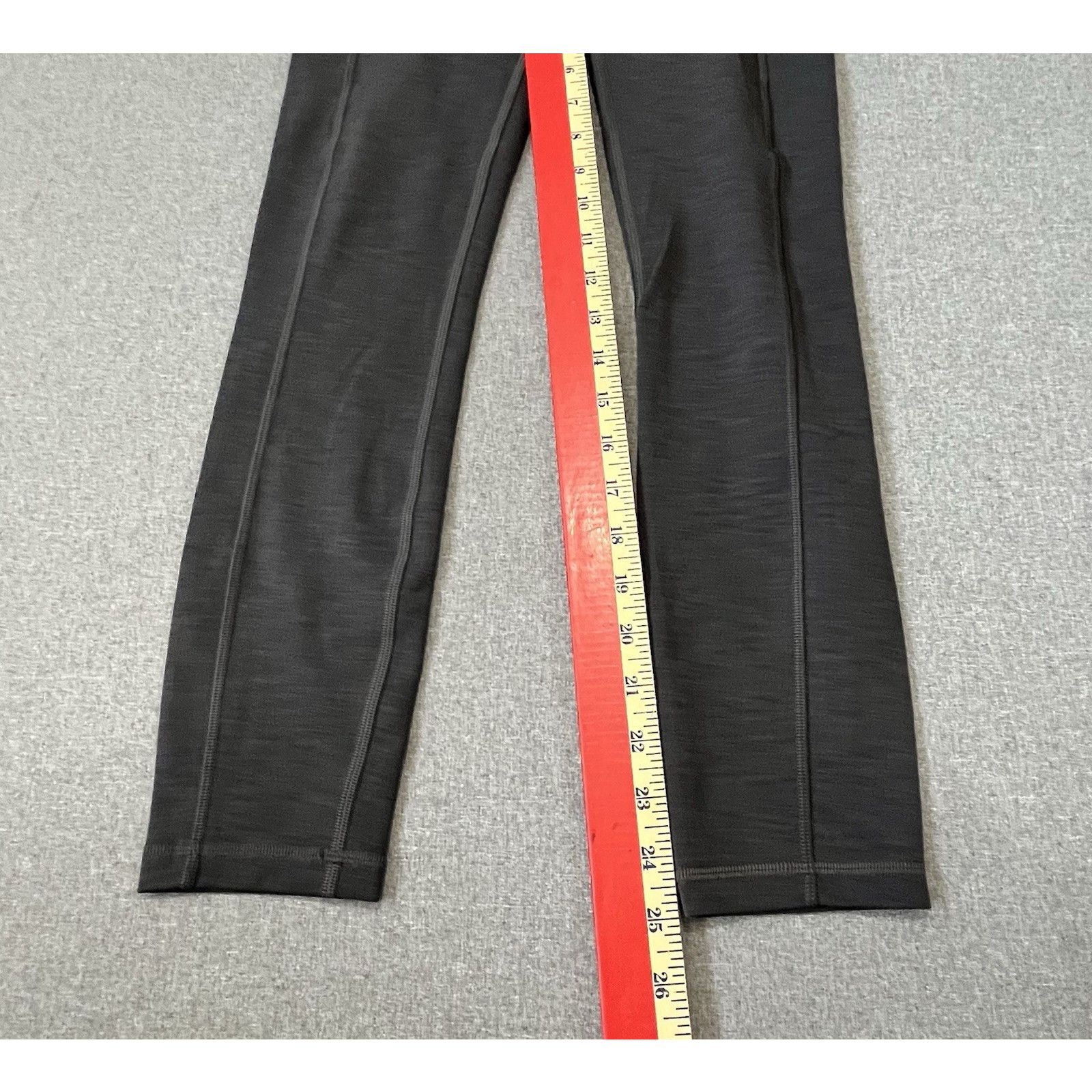 Lululemon Lululemon Leggings Womens 4 Gray Power Thru Rise Tight Nulux Size 27" / US 4 / IT 40 - 6 Thumbnail