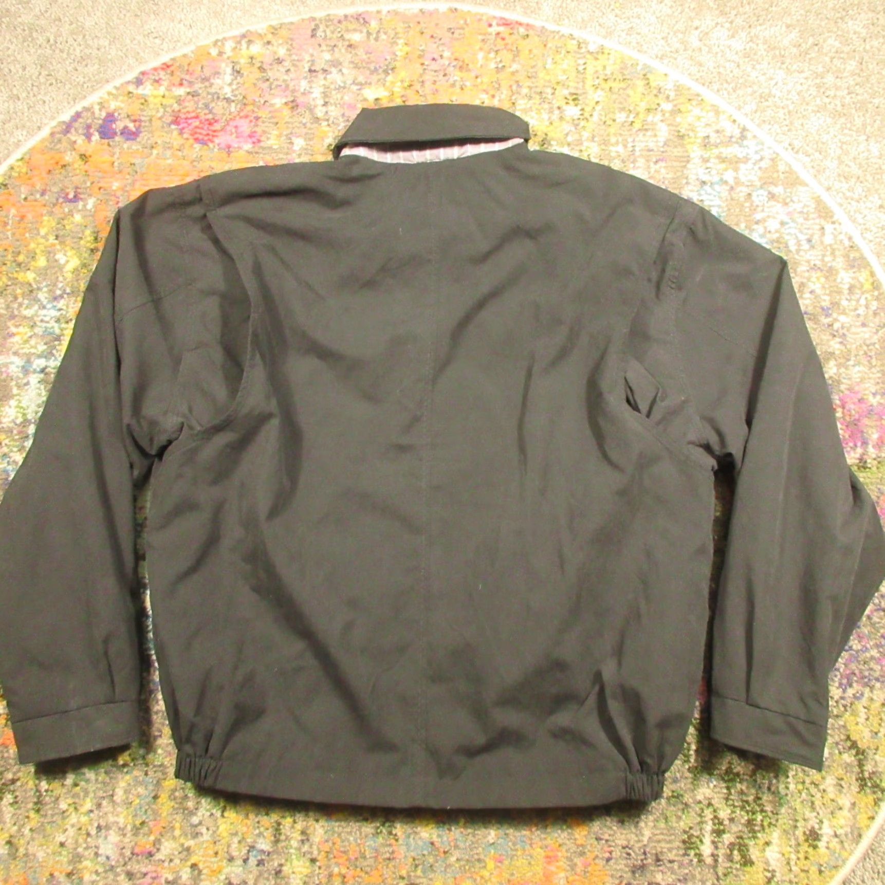 London Fog London Fog Lightweight Golf Jacket Bomber Men's Large Black Lined EUC Size US L / EU 52-54 / 3 - 2 Thumbnail
