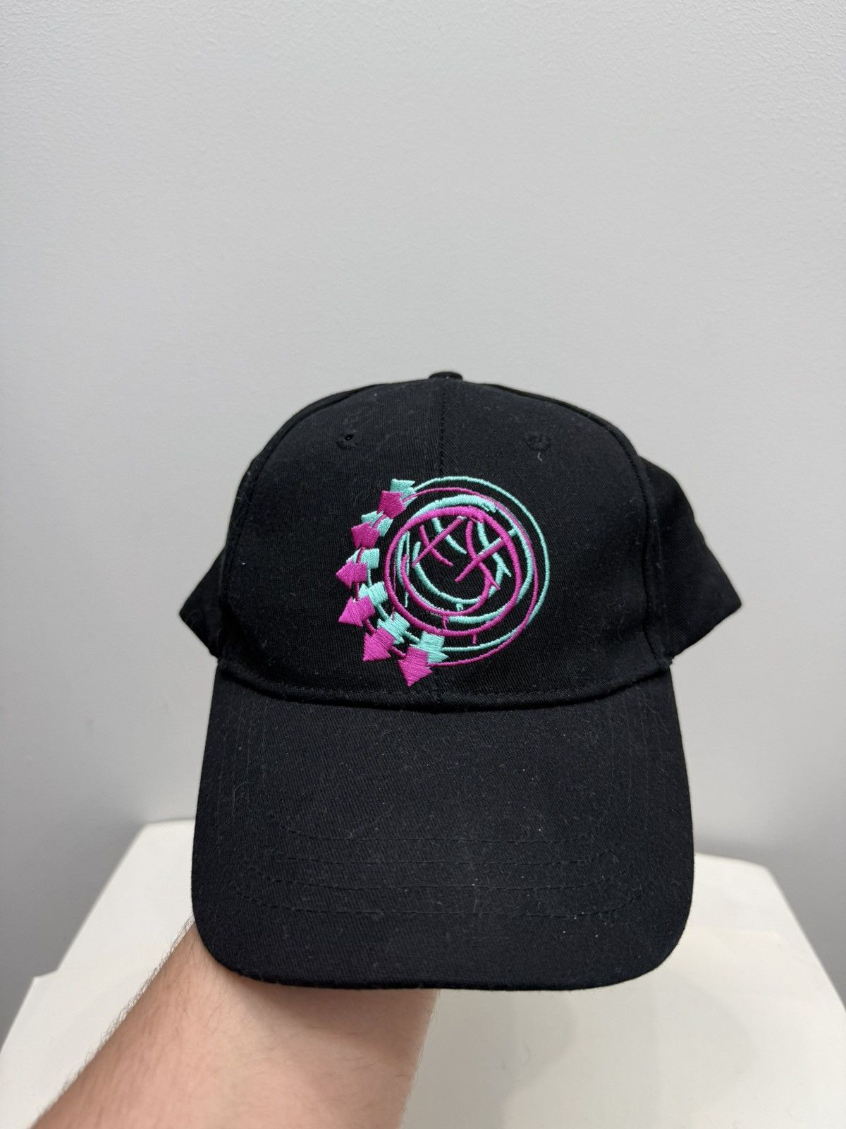 Band Tees Blink 182 Y2K Rock Band Punk Smile Logo Hat Cap Size ONE SIZE - 1 Thumbnail