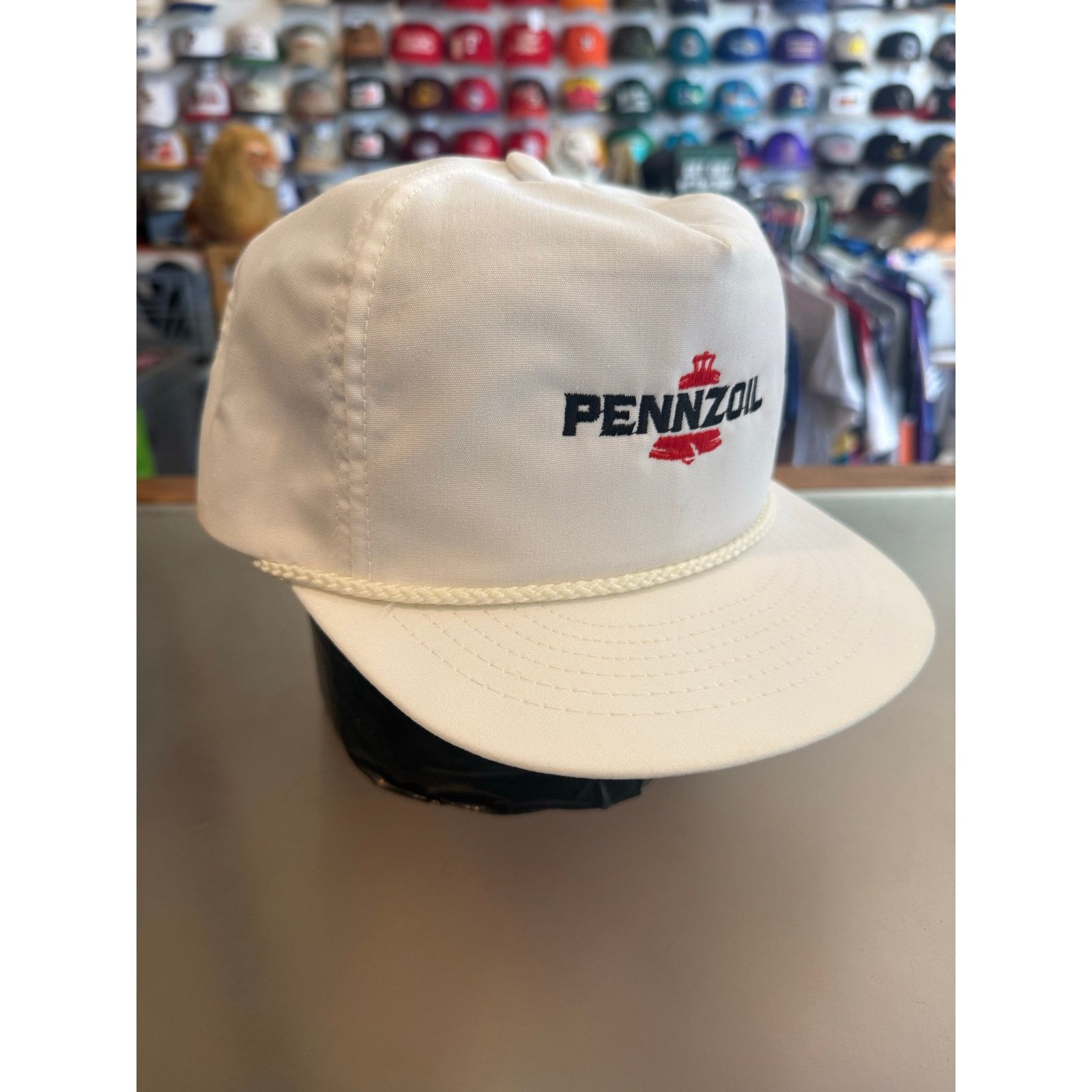 Other Vintage White Pennzoil Rope Snap Back Size ONE SIZE - 1 Thumbnail