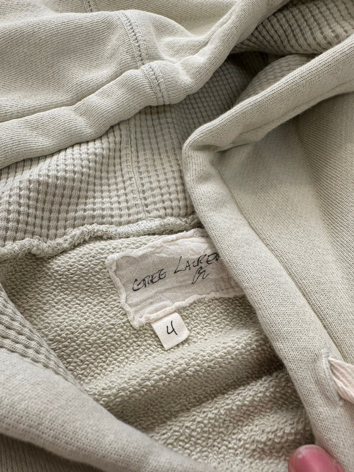 Greg Lauren Size 4 Sample Painted Mint Fragment Hoodie Size US XL / EU 56 / 4 - 6 Thumbnail