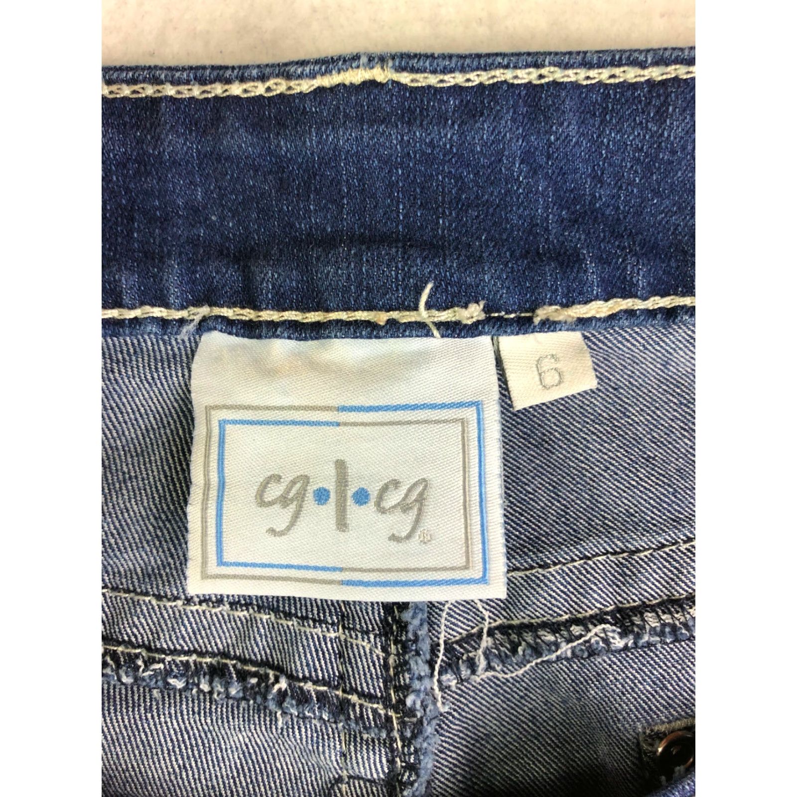 Denime cglcg Jeans Mid Rise Straight Leg Womens Size 6 Blue Denim Jeans Size 28" / US 6 / IT 42 - 7 Thumbnail