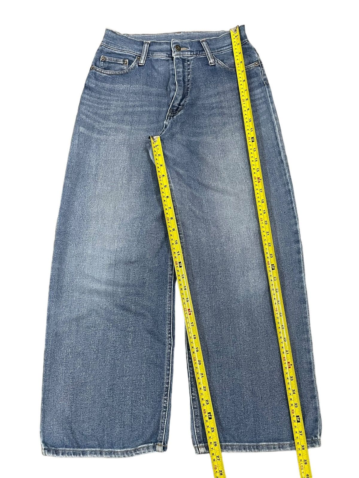 Japanese Brand Vintage Japanese Brand Stretch Soft Comfortable Baggy Jeans Size 29" - 12 Thumbnail
