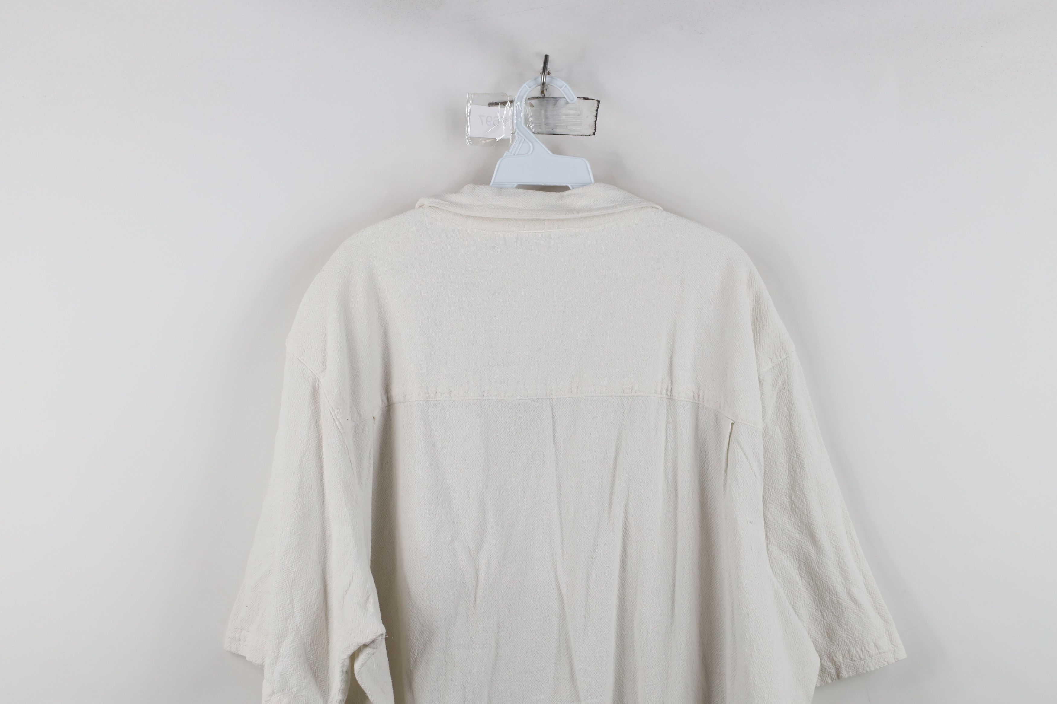 Vintage Vintage 90s Streetwear Camp Collar Short Sleeve Button Shirt Size US XXL / EU 58 / 5 - 15 Thumbnail