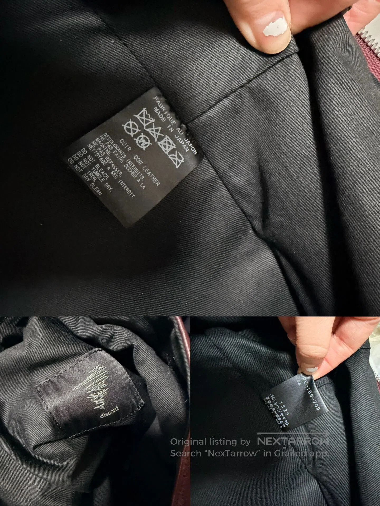 Yohji Yamamoto Yohji Yamamoto 2022AW 3WAY Handbag. Size ONE SIZE - 9 Thumbnail