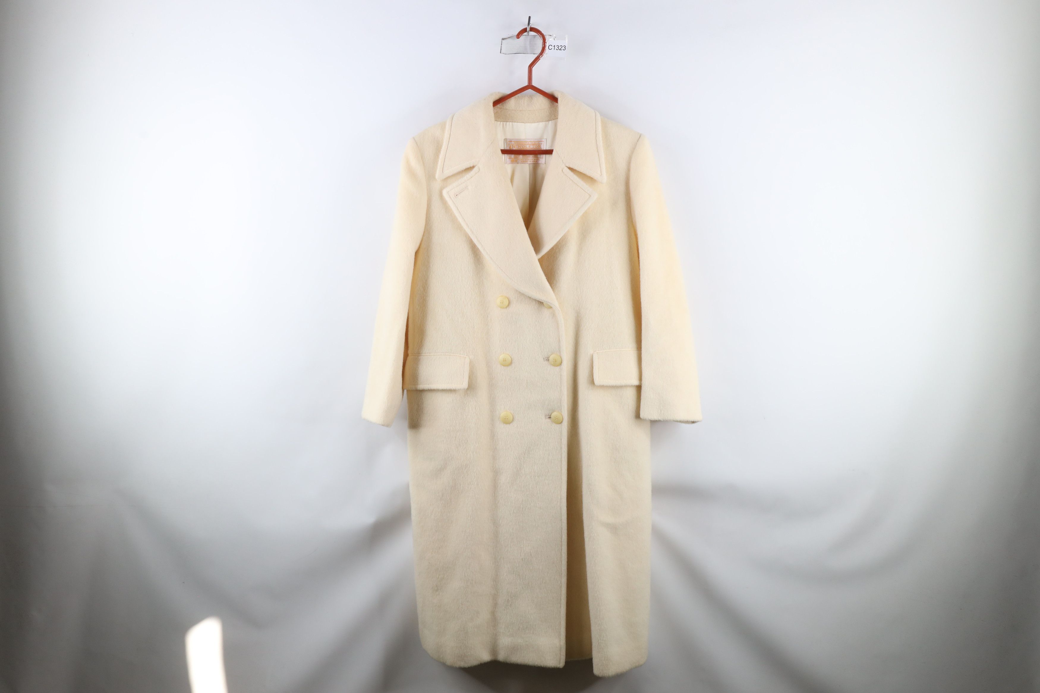 Pendleton × Vintage Vintage 70s Pendleton Wool Trench Coat Jacket Cream USA Size L / US 10 / IT 46 - 1 Thumbnail