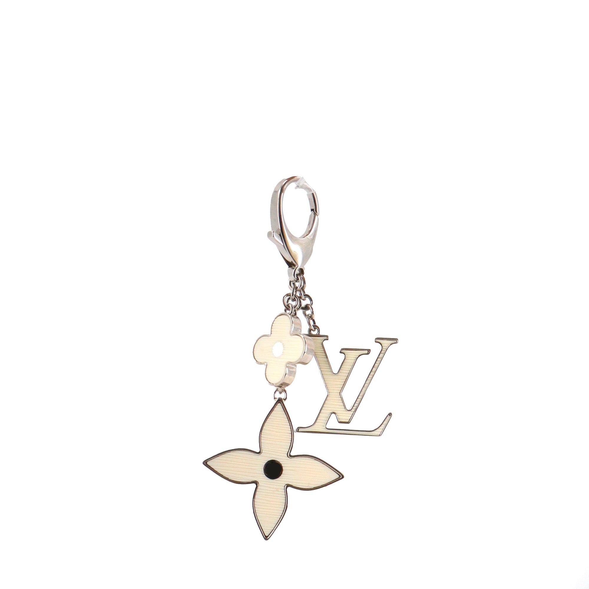 Louis Vuitton - Lv Louis Vuitton Bag Jewelry In Silver Metal in White, Women's