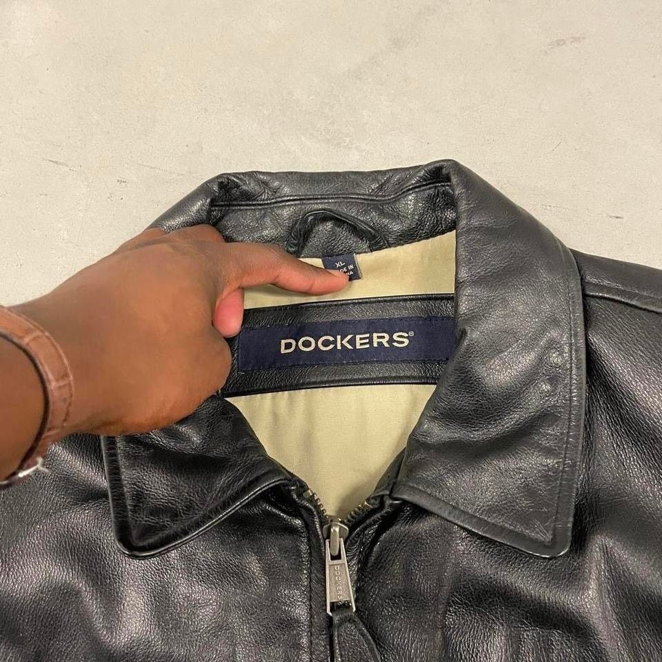 Dockers × Vintage vintage dockers leather Jacket Size US XL / EU 56 / 4 - 3 Thumbnail