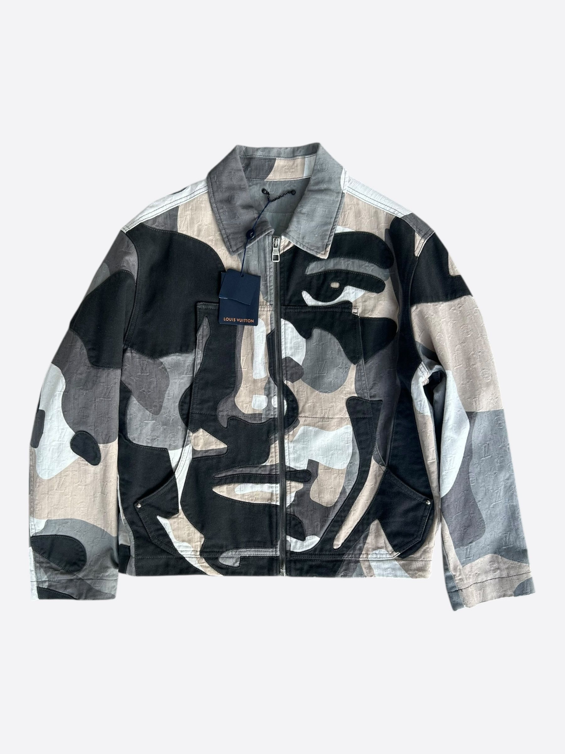 Louis Vuitton Louis Vuitton KidSuper Camouflage Monogram Face Work Jacket Size US M / EU 48-50 / 2 - 1 Thumbnail