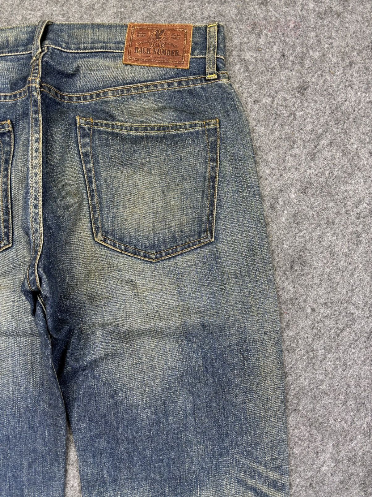 Japanese Brand 💥Sick💥Back Number Patchwork Paint Splatter Denim F864 Size US 34 / EU 50 - 10 Thumbnail