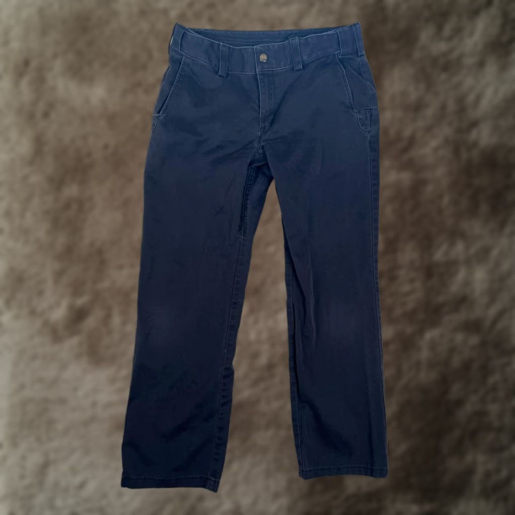 Vintage 5.11 Tactical Pants Womens 10 Blue Cotton Chino Straight Leg Workwear Casual Size 32" / US 10 / IT 46 - 1 Thumbnail