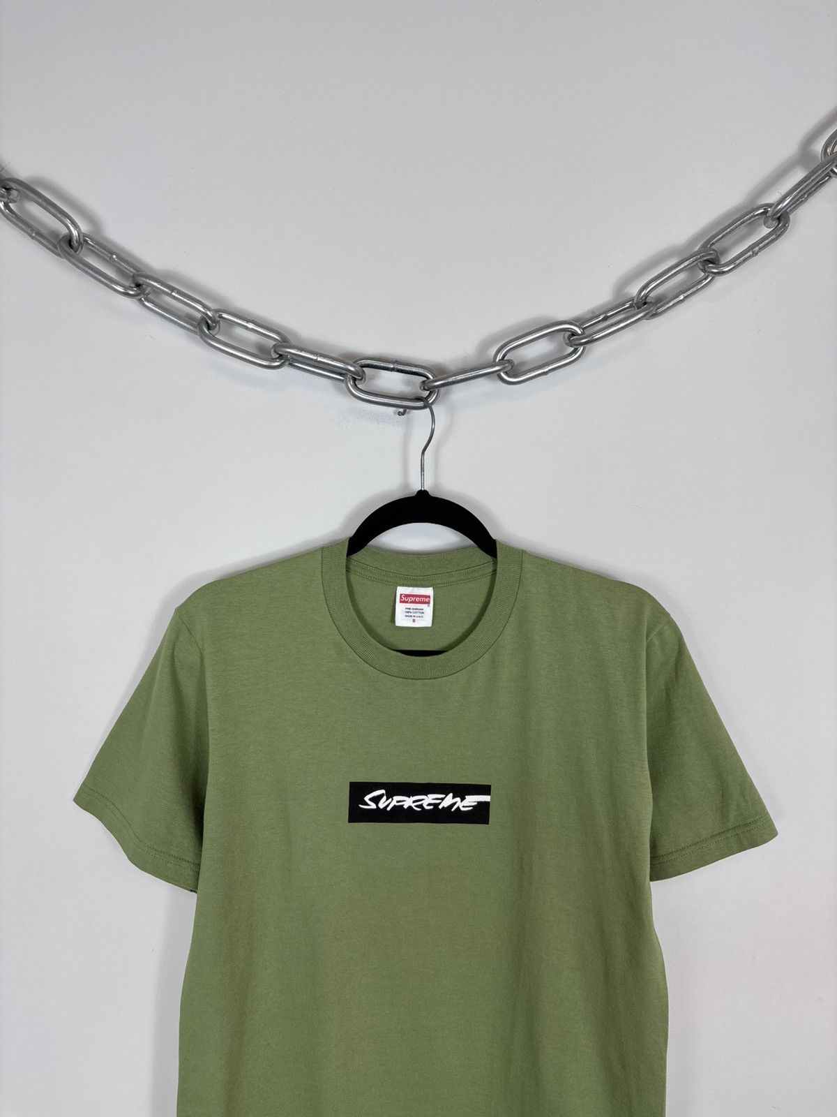 Supreme Supreme Futura Box Logo Moss Green Men’s T-Shirt Tee Size US S / EU 44-46 / 1 - 3 Thumbnail