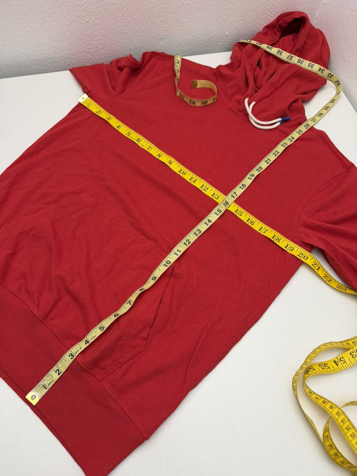 J.Crew J Crew Hoodie Garment Dyed Red Size Small Slub New w/o Tags Size US S / EU 44-46 / 1 - 5 Thumbnail