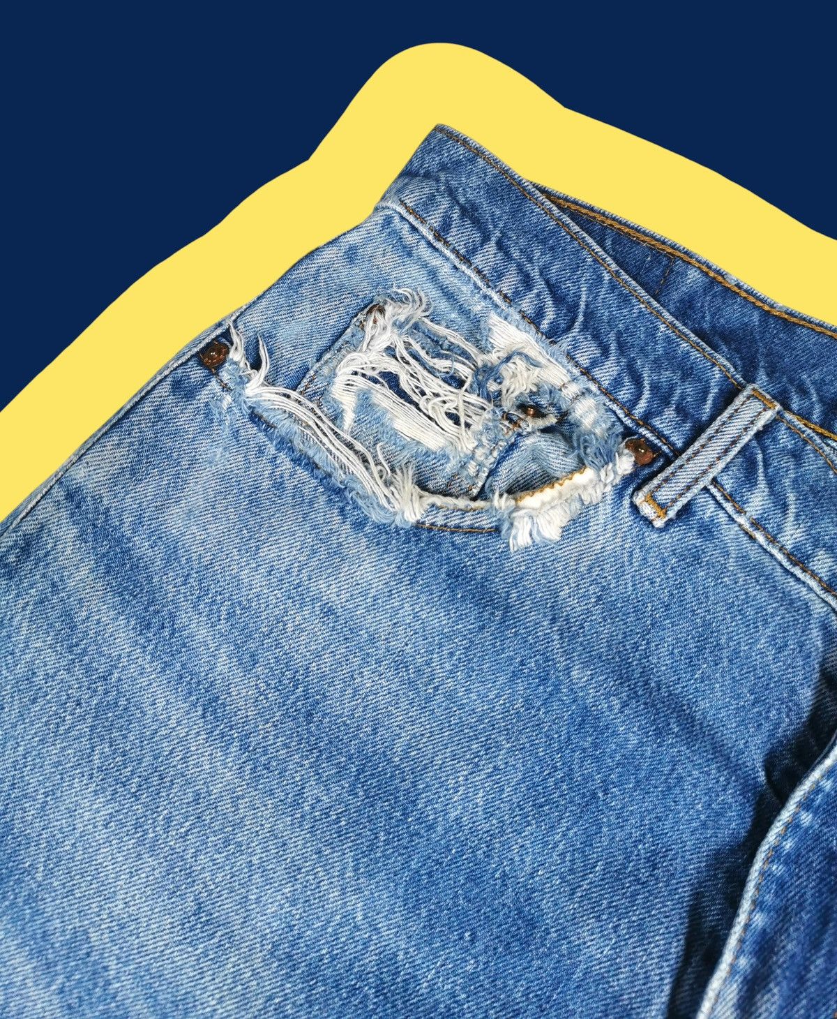 Levi's Vintage levis 515 distressed jeans Size US 33 - 4 Thumbnail