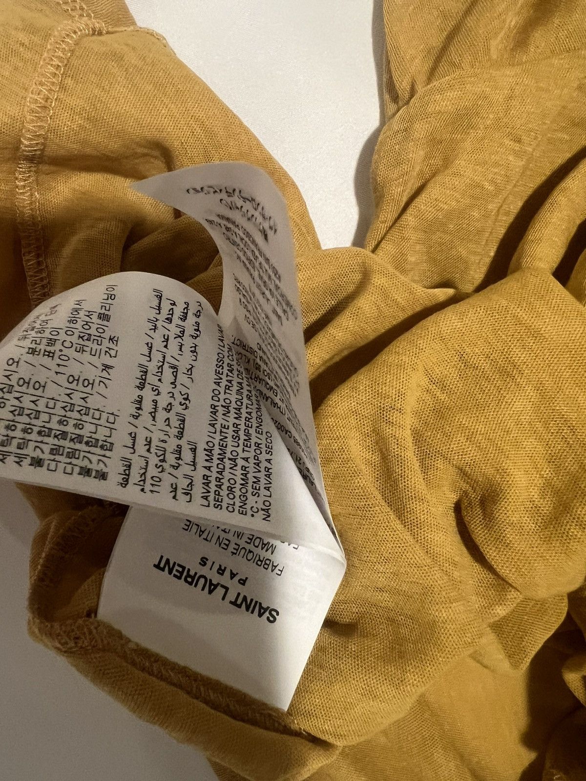 Saint Laurent Paris Saint Laurent men’s knit t shirt. XXL. $950 Size US XXL / EU 58 / 5 - 10 Thumbnail
