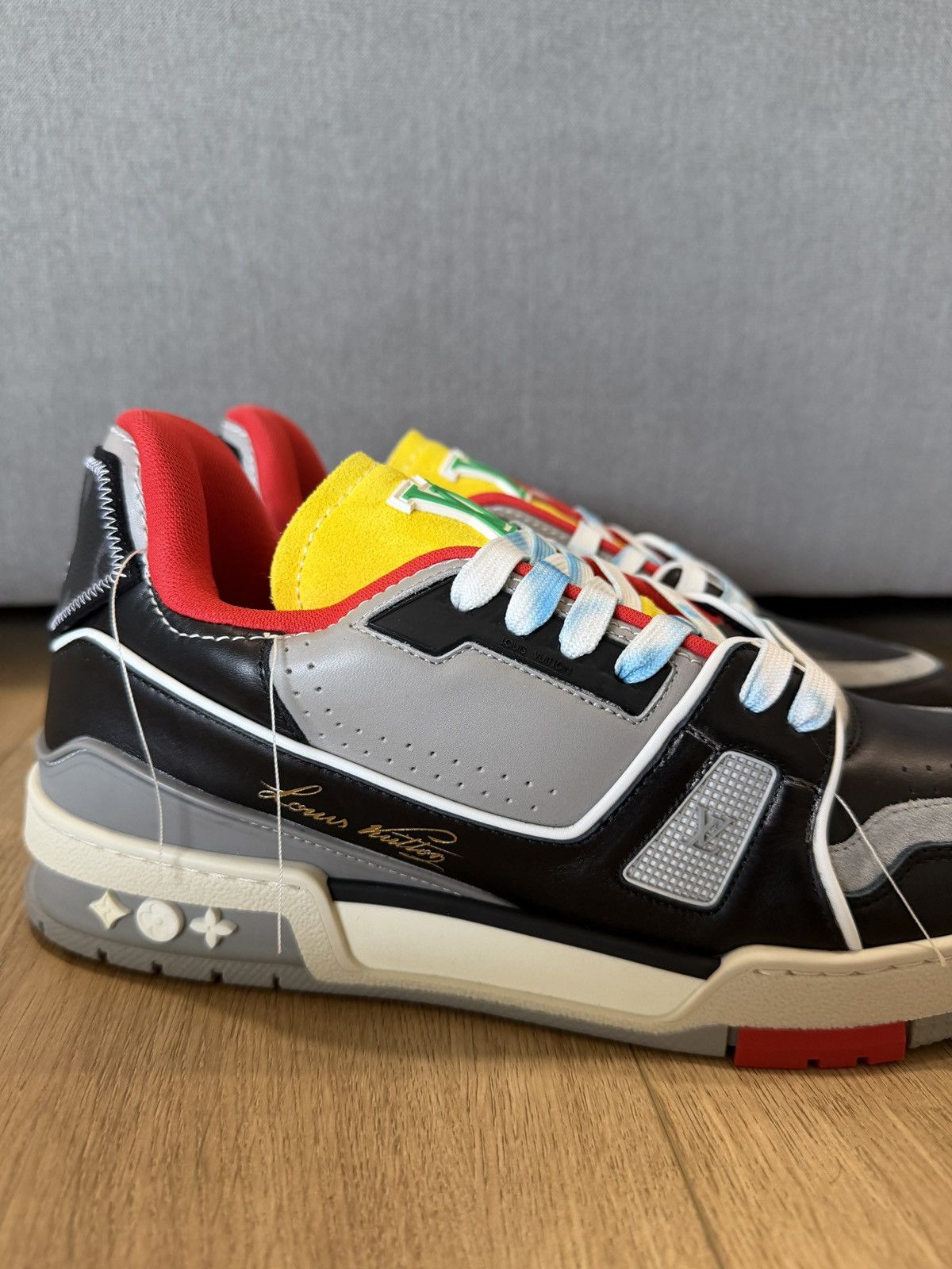 Louis Vuitton LOUIS VUITTON UPCYCLE TRAINER BLACK VIRGIL Size US 8 / EU 41 - 5 Thumbnail