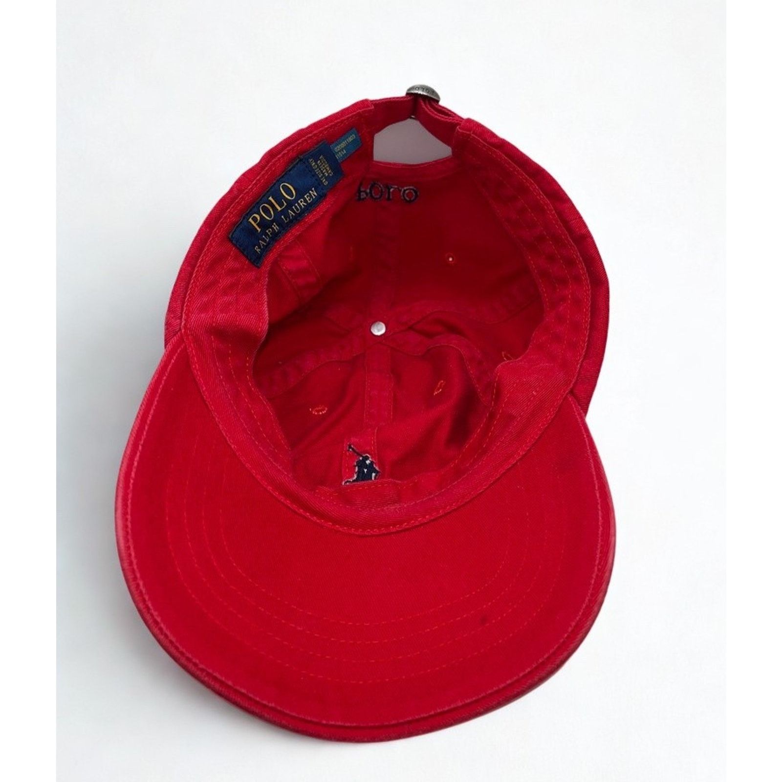 Polo Ralph Lauren Polo Ralph Lauren Hat Black Pony Logo Strapback Adjustable Size ONE SIZE - 8 Thumbnail