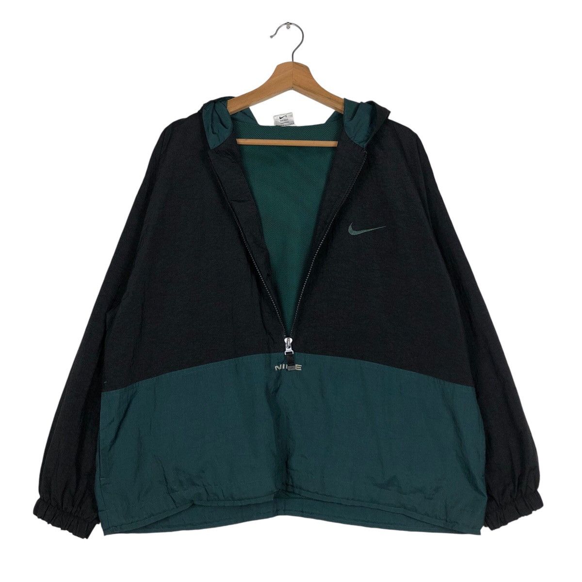 Nike 📌Vintage Anorak Jacket Nike Big Swoosh For Kids Size US L / EU 52-54 / 3 - 14 Thumbnail