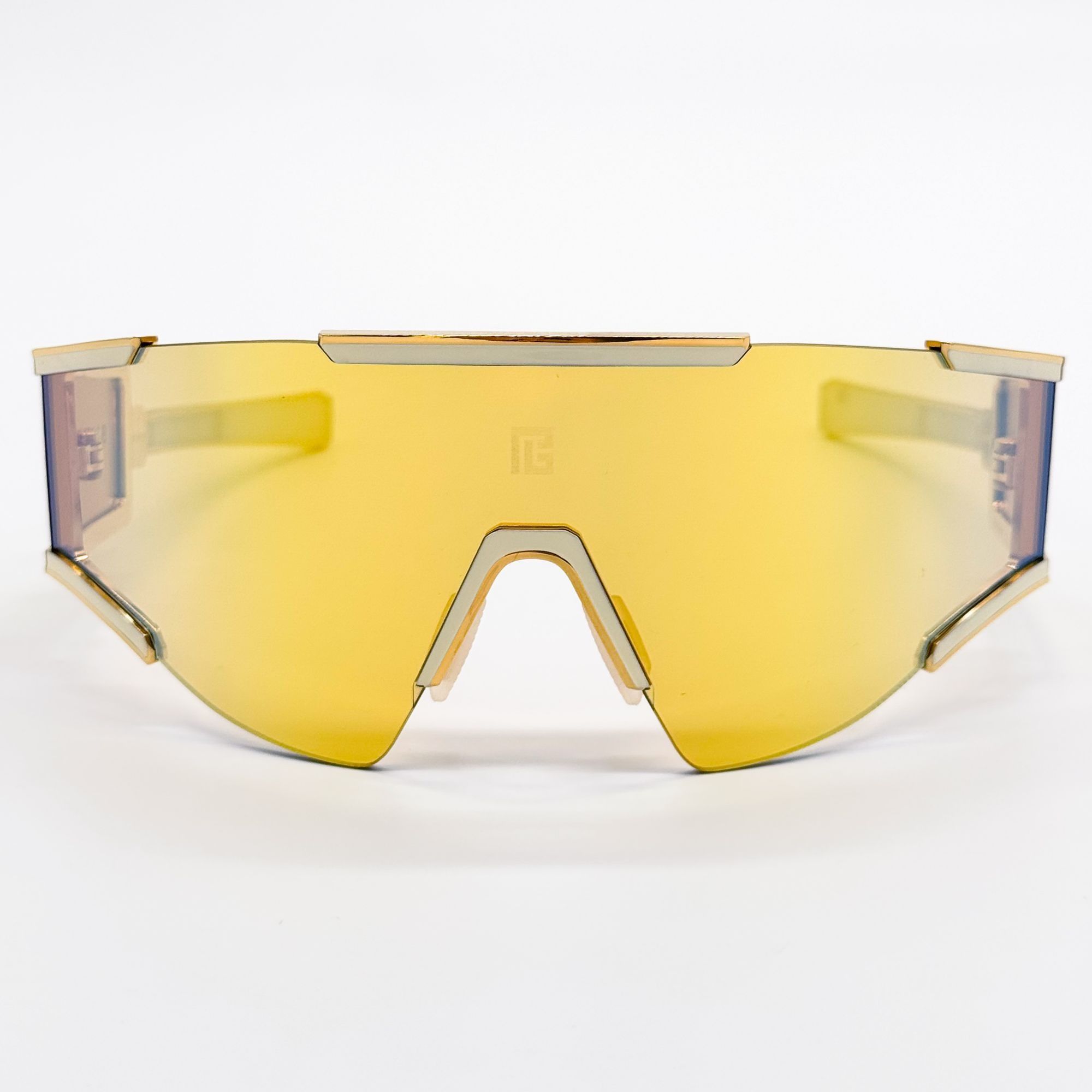 Balmain NEW BALMAIN SUNGLASSES BPS-138B GOLD UNISEX EYEWEAR BALMAIN Size ONE SIZE - 5 Thumbnail