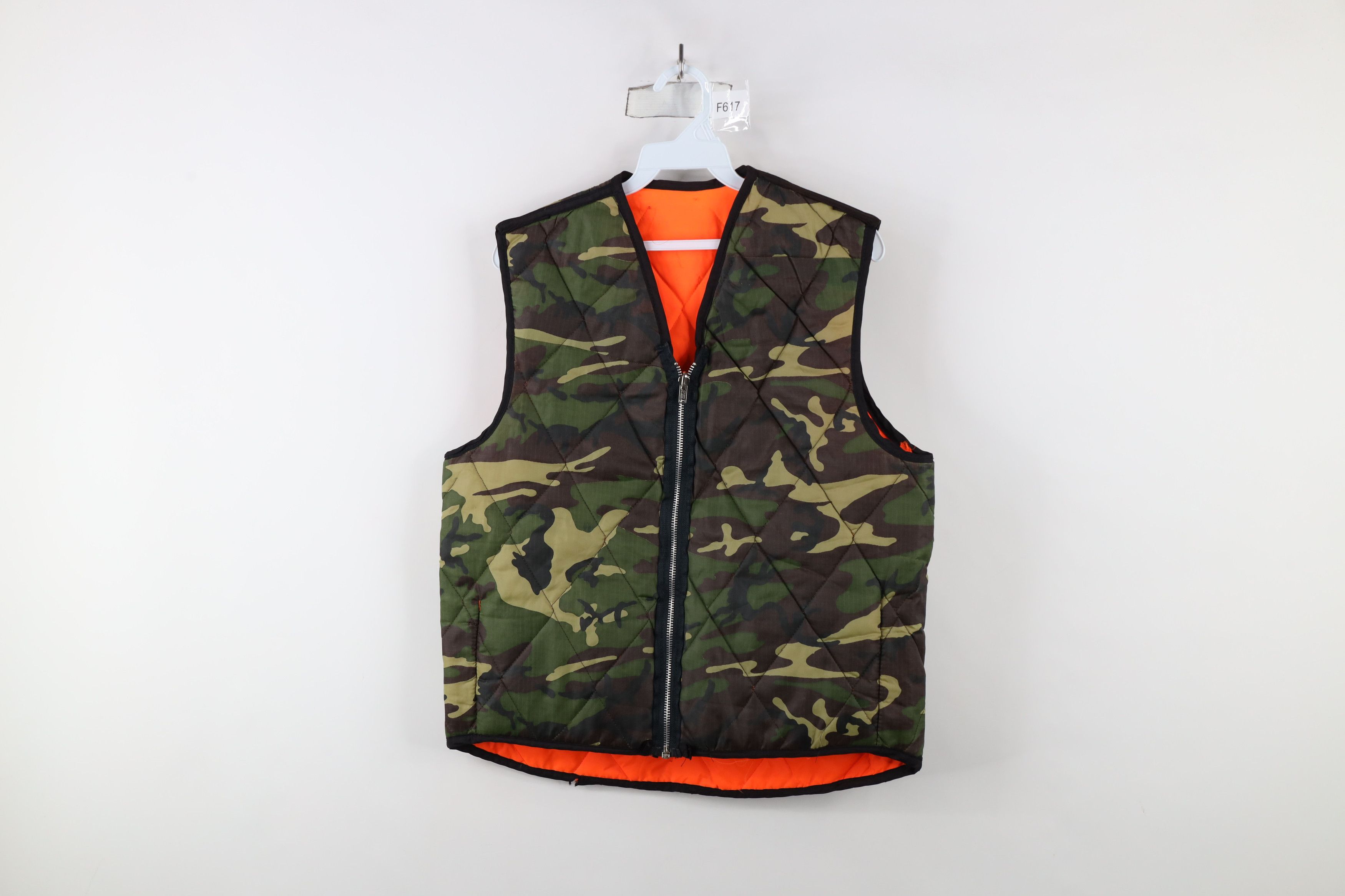 Vintage Vintage 70s Streetwear Reversible Camouflage Vest Jacket Size US M / EU 48-50 / 2 - 1 Thumbnail