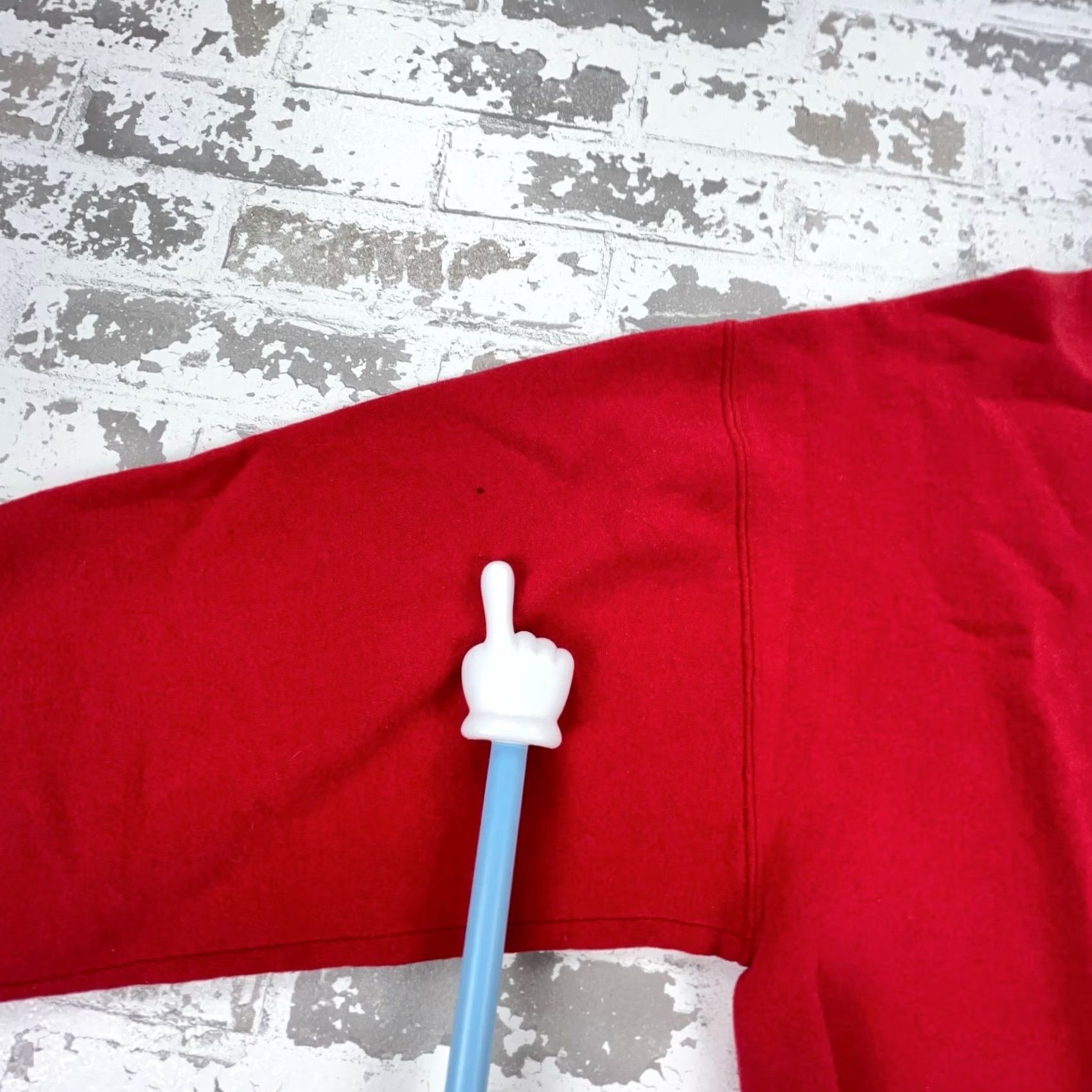 Jerzees VINTAGE JERZEES Sweatshirt Men Large Red Crew Neck Sweater 90s Y2K 50/50 Plain USA Size US L / EU 52-54 / 3 - 6 Thumbnail