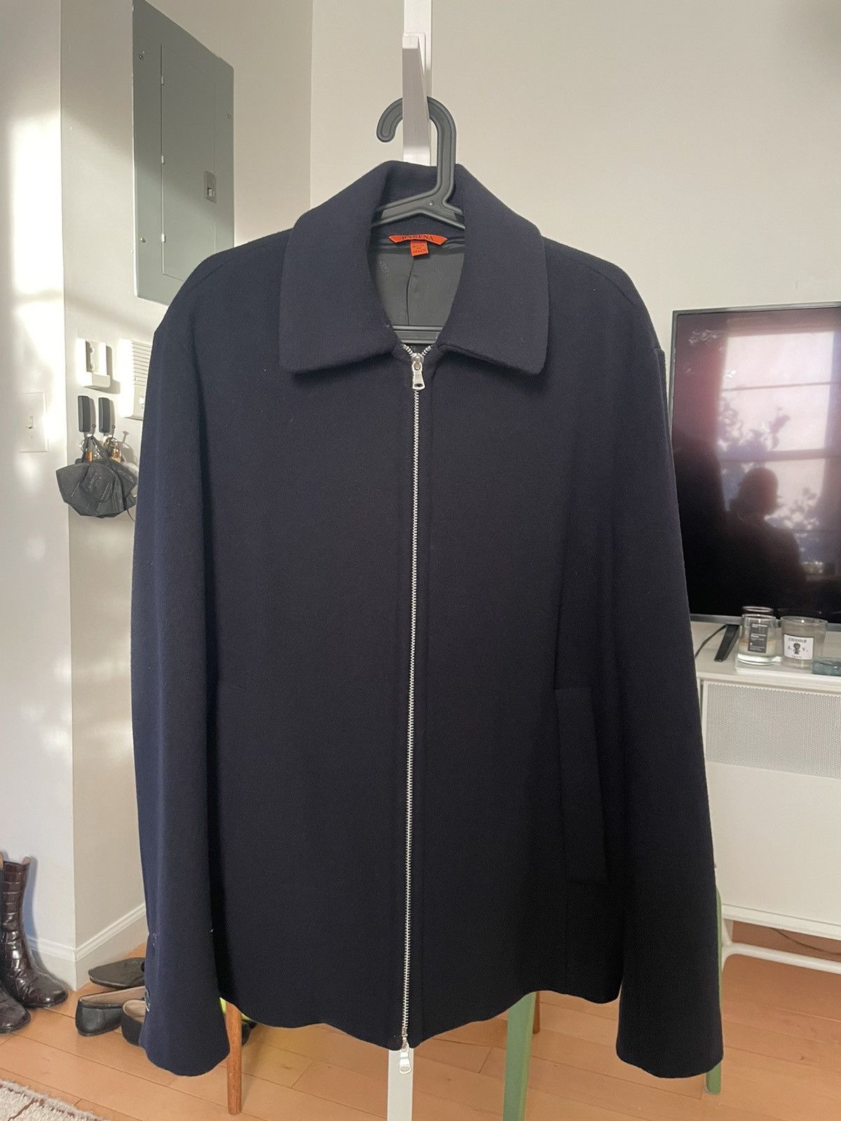 Barena Gafaro Laner Wool Zip Coat Size US M / EU 48-50 / 2 - 3 Thumbnail