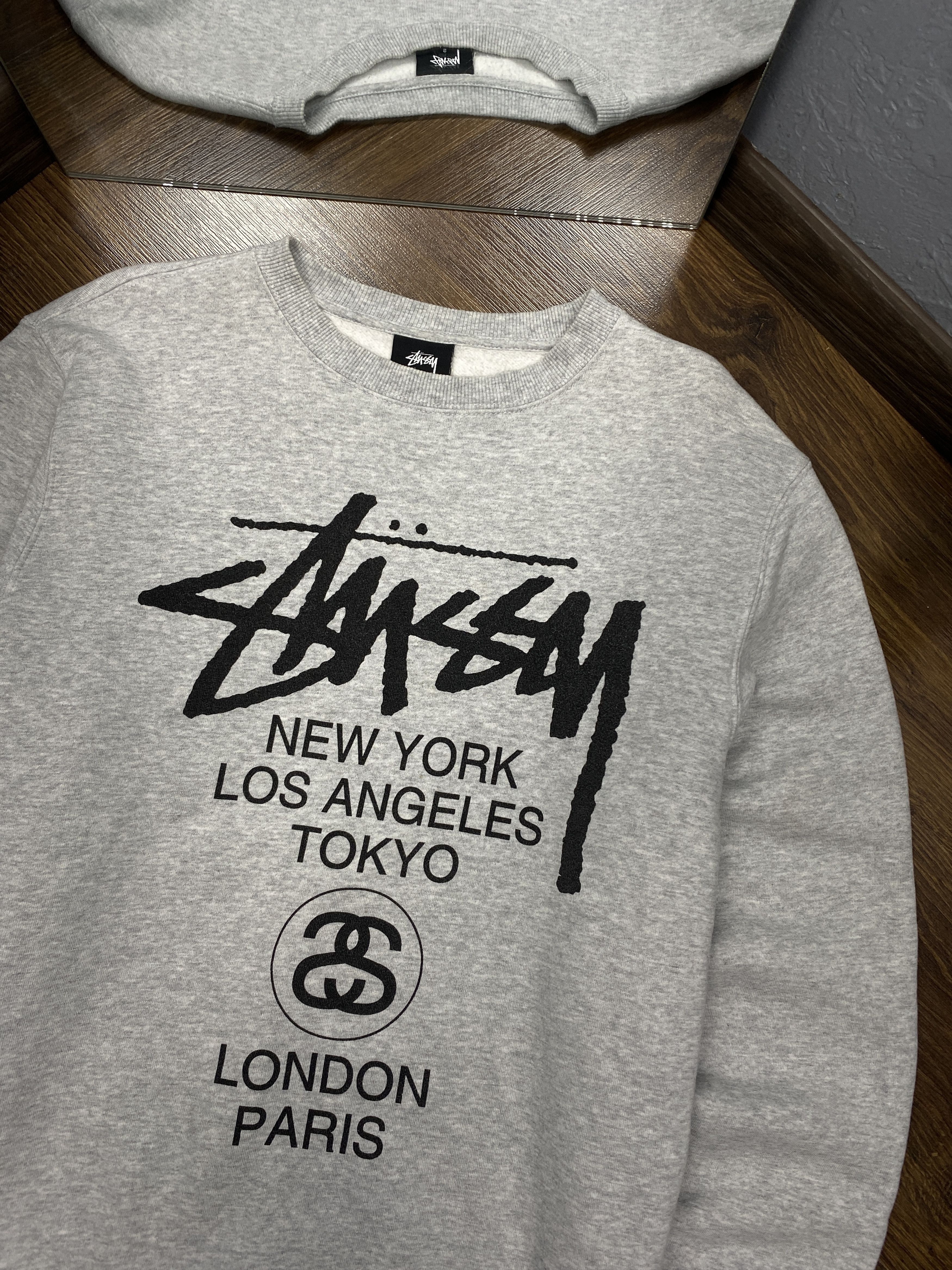 Stussy × Vintage Stussy mens crew neck sweatshirt Size US S / EU 44-46 / 1 - 2 Thumbnail