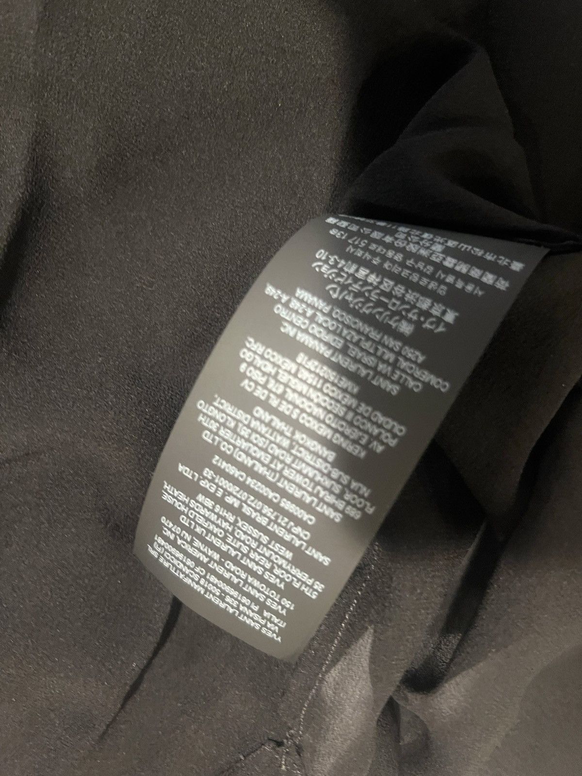 Saint Laurent Paris Saint Laurent men silk sheer transparent shirt.42/16.5$1290 Size US XL / EU 56 / 4 - 10 Thumbnail