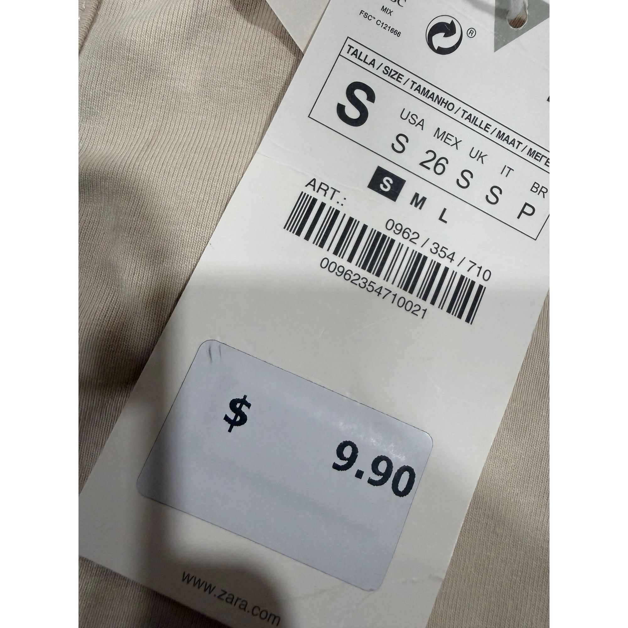 Zara NWT Creme halter top Size S / US 4 / IT 40 - 4 Thumbnail