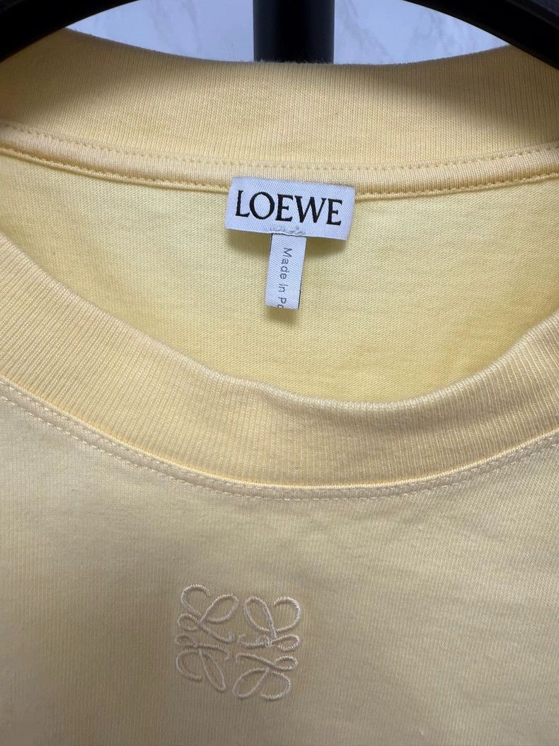 Loewe LOEWE Logo identification beige short sleeve Size S / US 4 / IT 40 - 2 Thumbnail