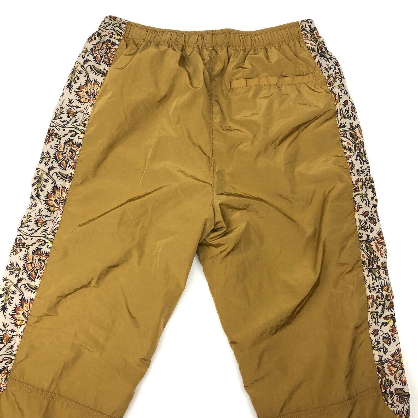 Urban Outfitters Urban Outfitters Tan Mustard Floral Swishy Pants Joggers Size 30" / US 8 / IT 44 - 9 Thumbnail