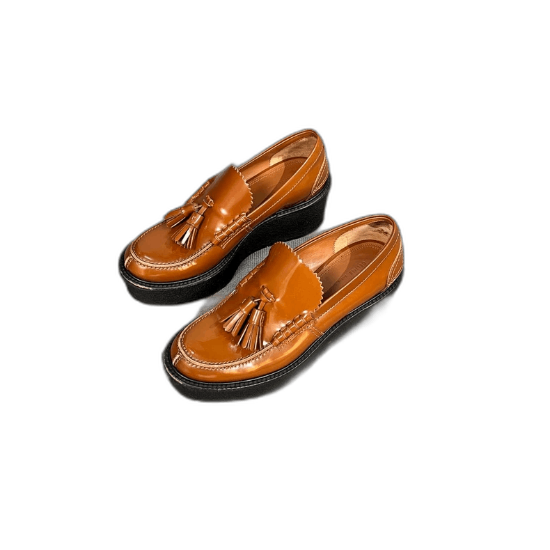 Celine Celine Caramel ThickFootbed Loafers Size US 7.5 / EU 40-41 - 1 Thumbnail