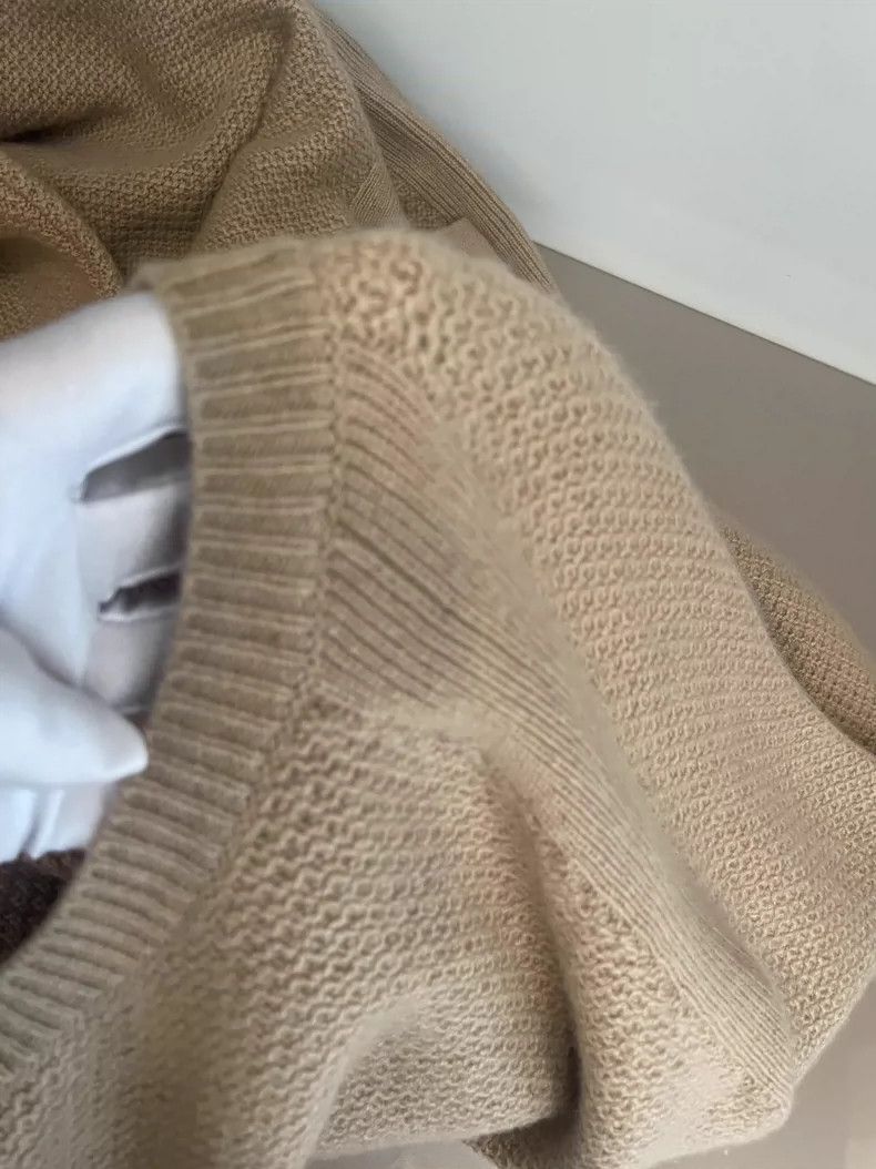 Loro Piana LORO PIANA Kasese goat cashmere long sweater dress Size L / US 10 / IT 46 - 8 Thumbnail