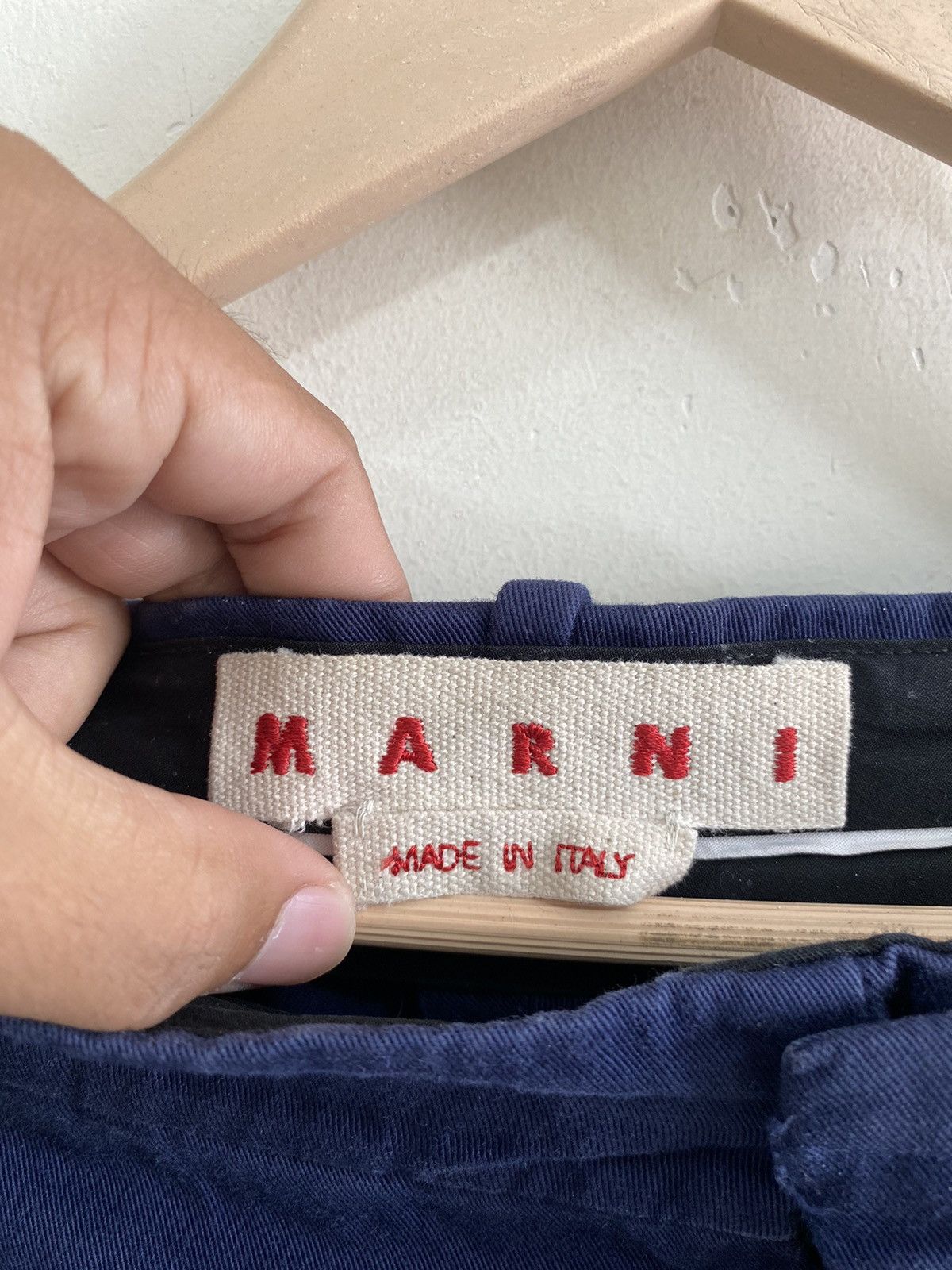 Designer × Marni Marni Logo Embroided Baggy Pants Size 30" / US 8 / IT 44 - 3 Thumbnail