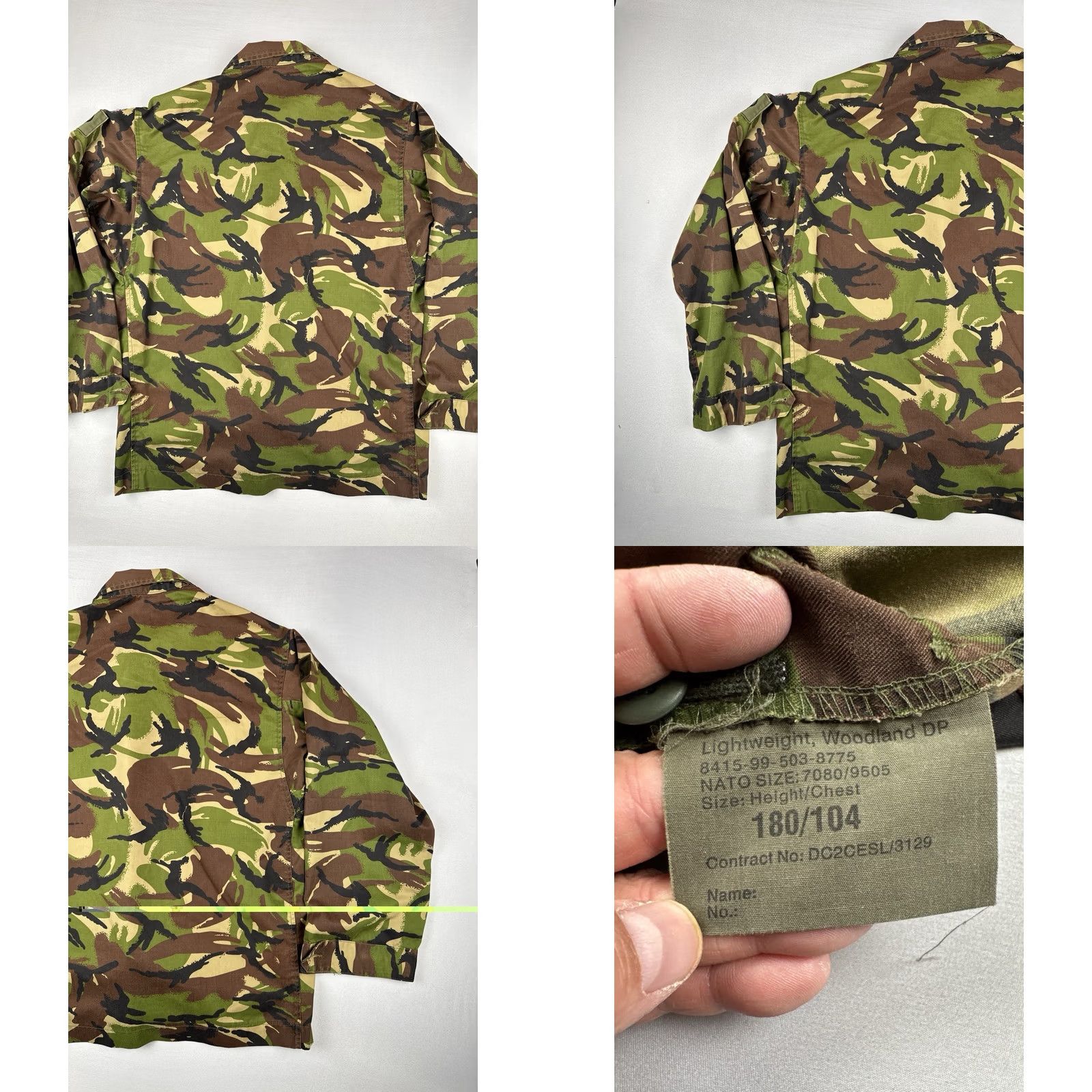 Vintage VINTAGE New Zealand Military DPM Combat Smock Shirt Camo Zip Front Medium 80s 90s Mens Size US M / EU 48-50 / 2 - 8 Thumbnail