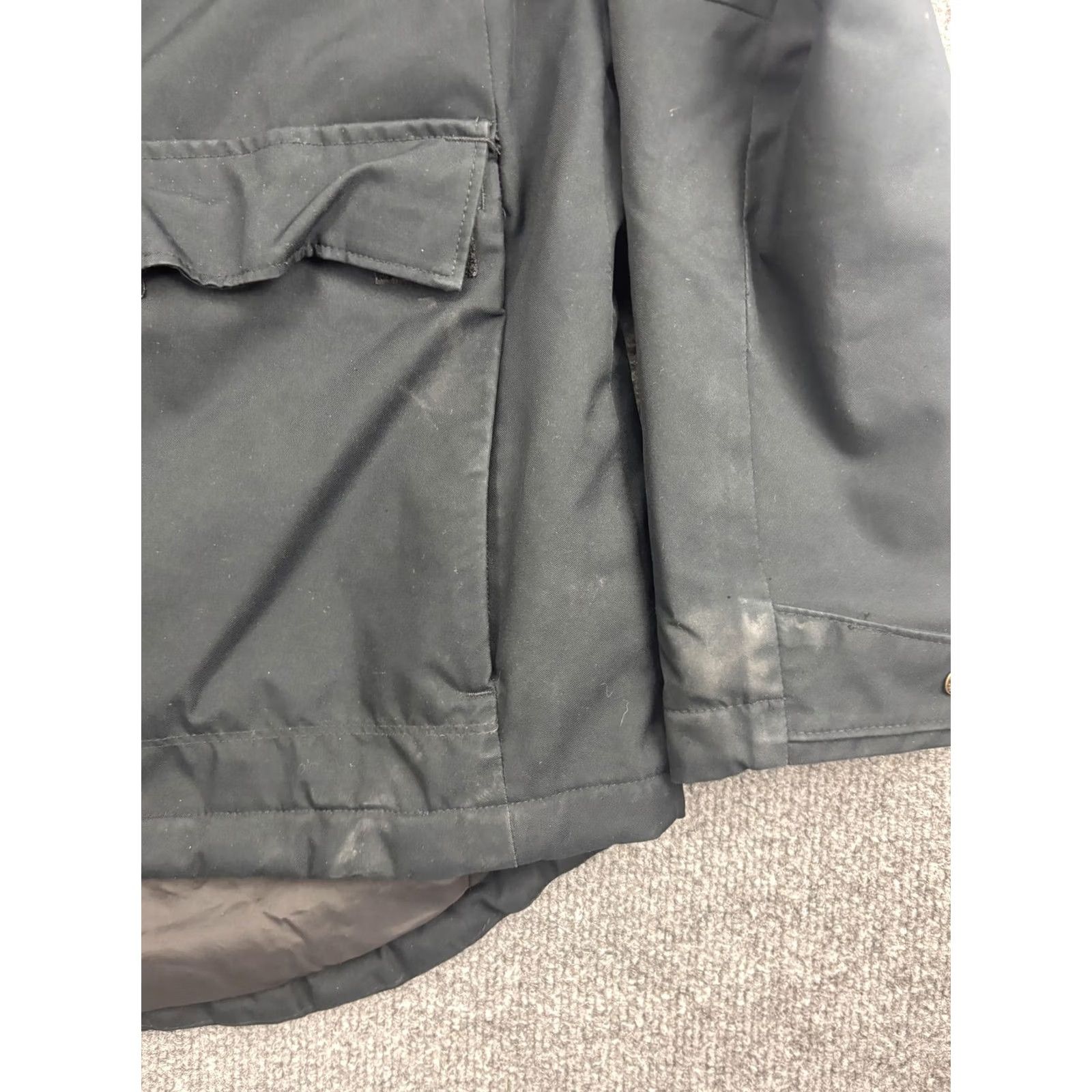 Vintage Columbia Jacket Womens Medium Black Omni-Tech Hooded Parka Insulated Waterproof Size M / US 6-8 / IT 42-44 - 6 Thumbnail