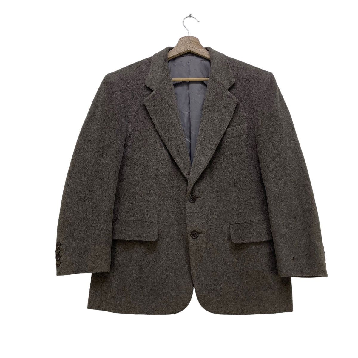 Burberry 🔥Vintage Burberry Wool Coat Blazer Jacket Size US M / EU 48-50 / 2 - 1 Thumbnail