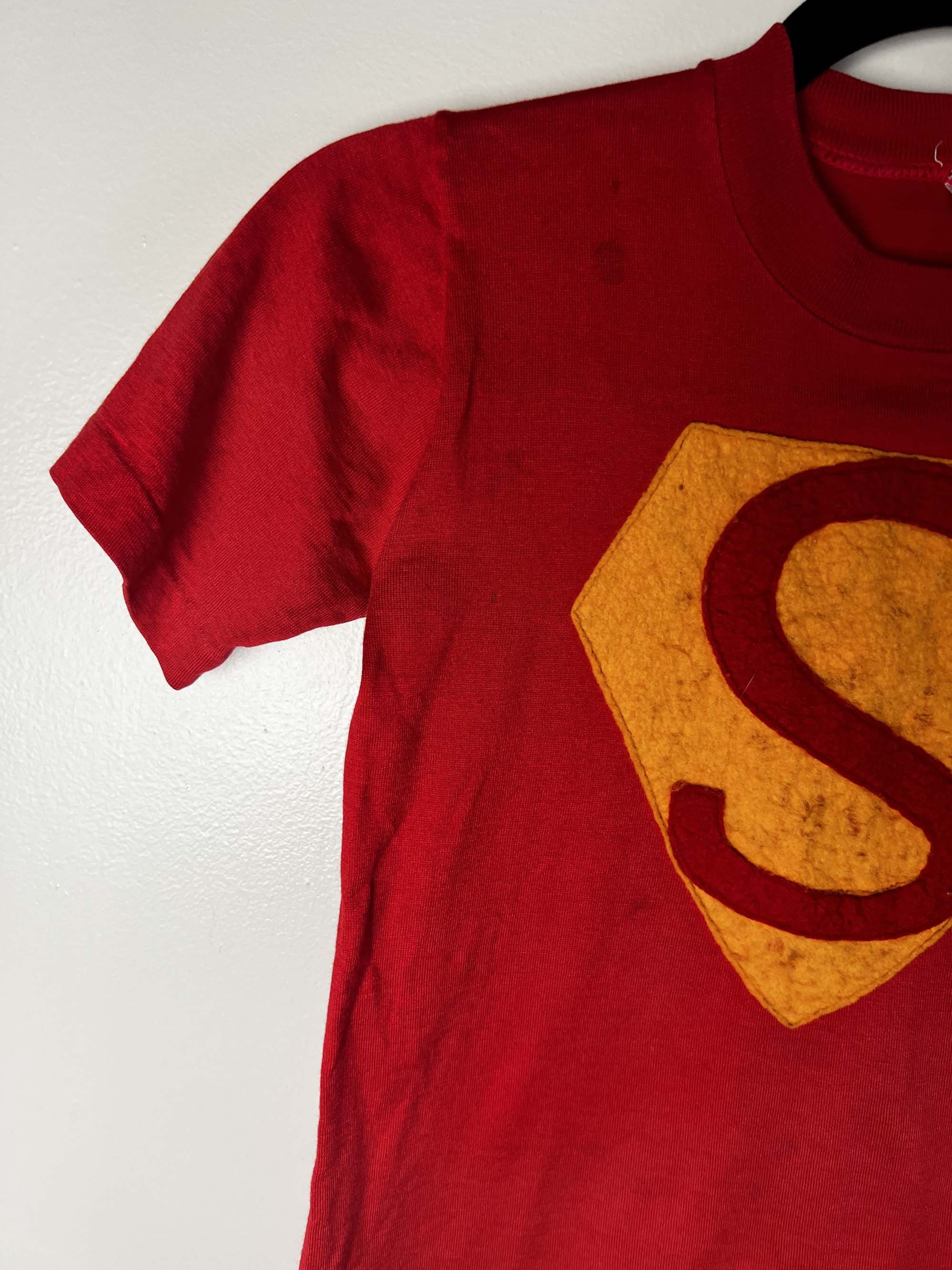 JCPenney Vintage 1950's Penny's Superman Kids T-Shirt Size XS / US 0-2 / IT 36-38 - 4 Thumbnail