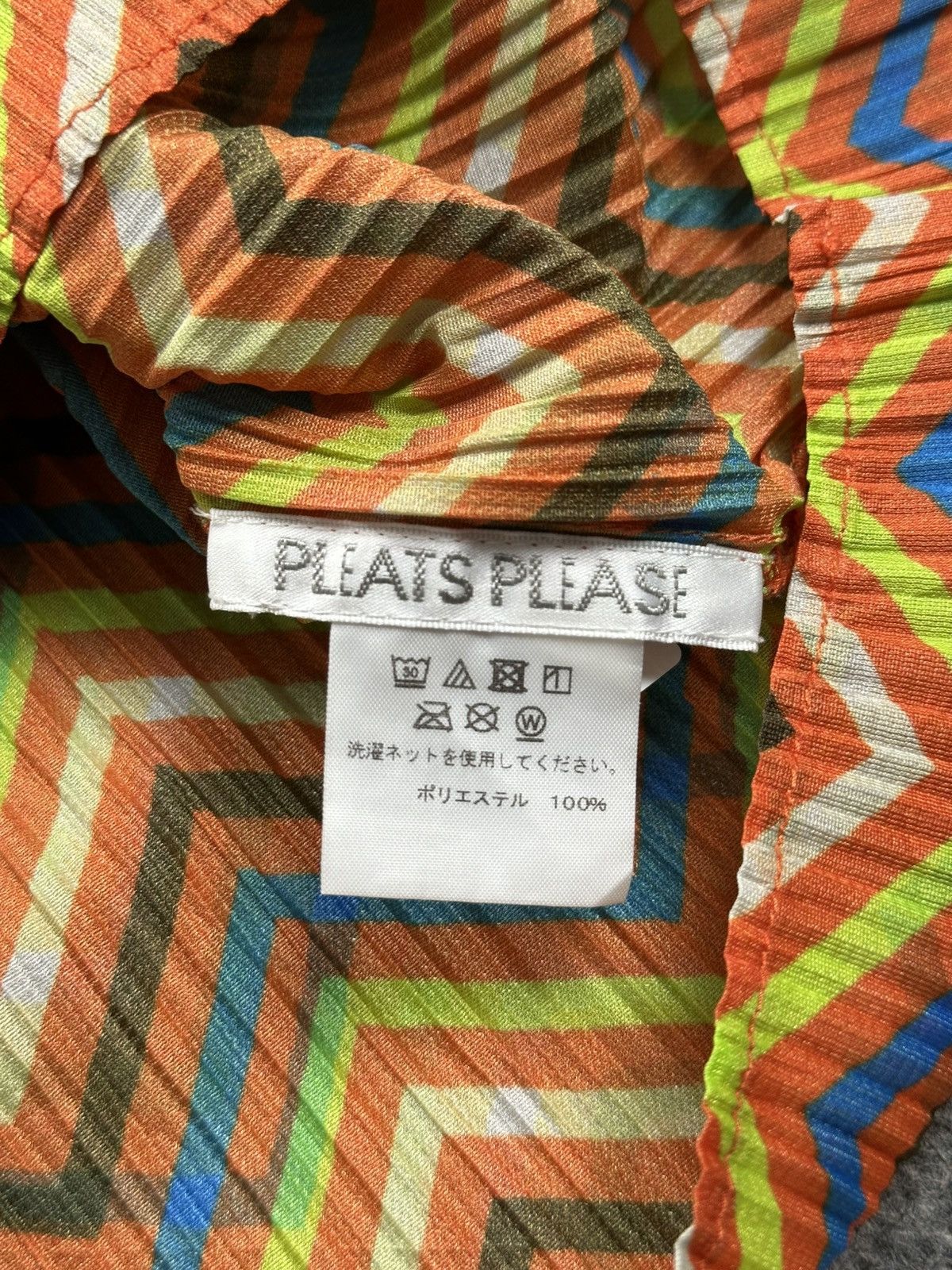 Pleats Please Issey Miyake Pleats Please - Issey Miyake - Multi Color Pleated Blouse Size L / US 10 / IT 46 - 7 Thumbnail