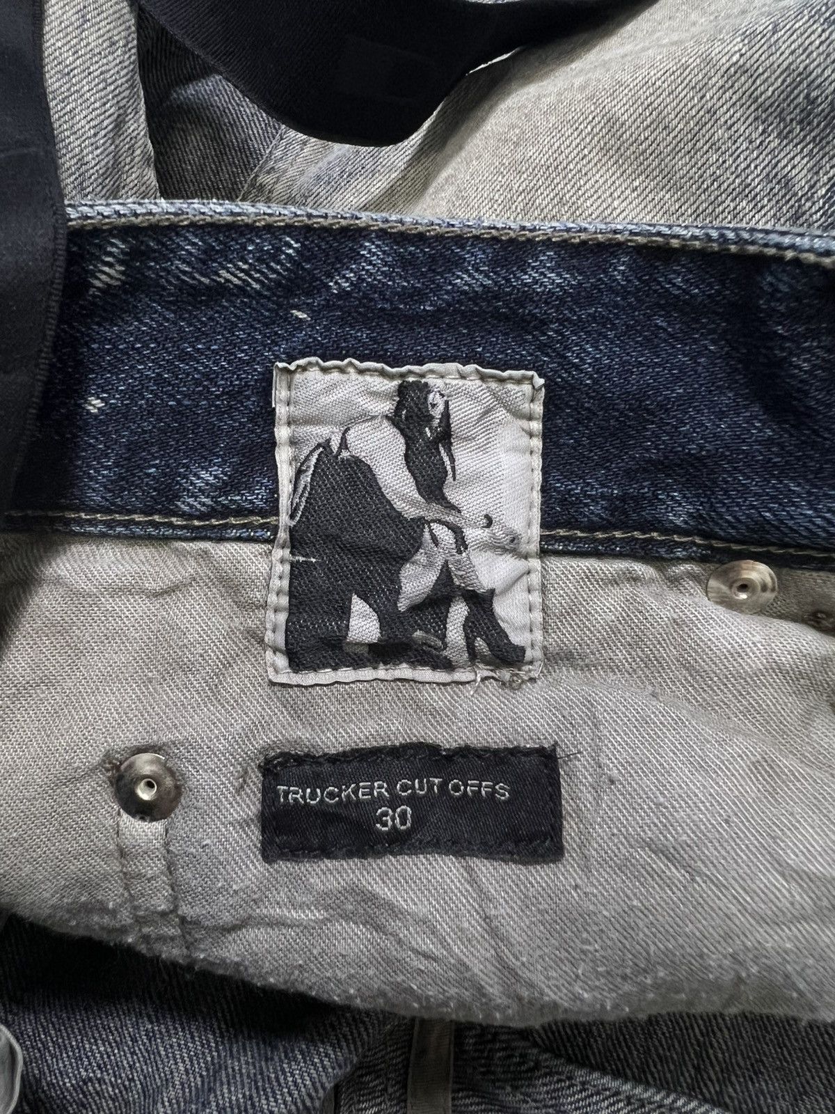 Rick Owens Rick Owens Drkshdw - Degrade Trucker Cut Offs Size US 30 / EU 46 - 15 Thumbnail
