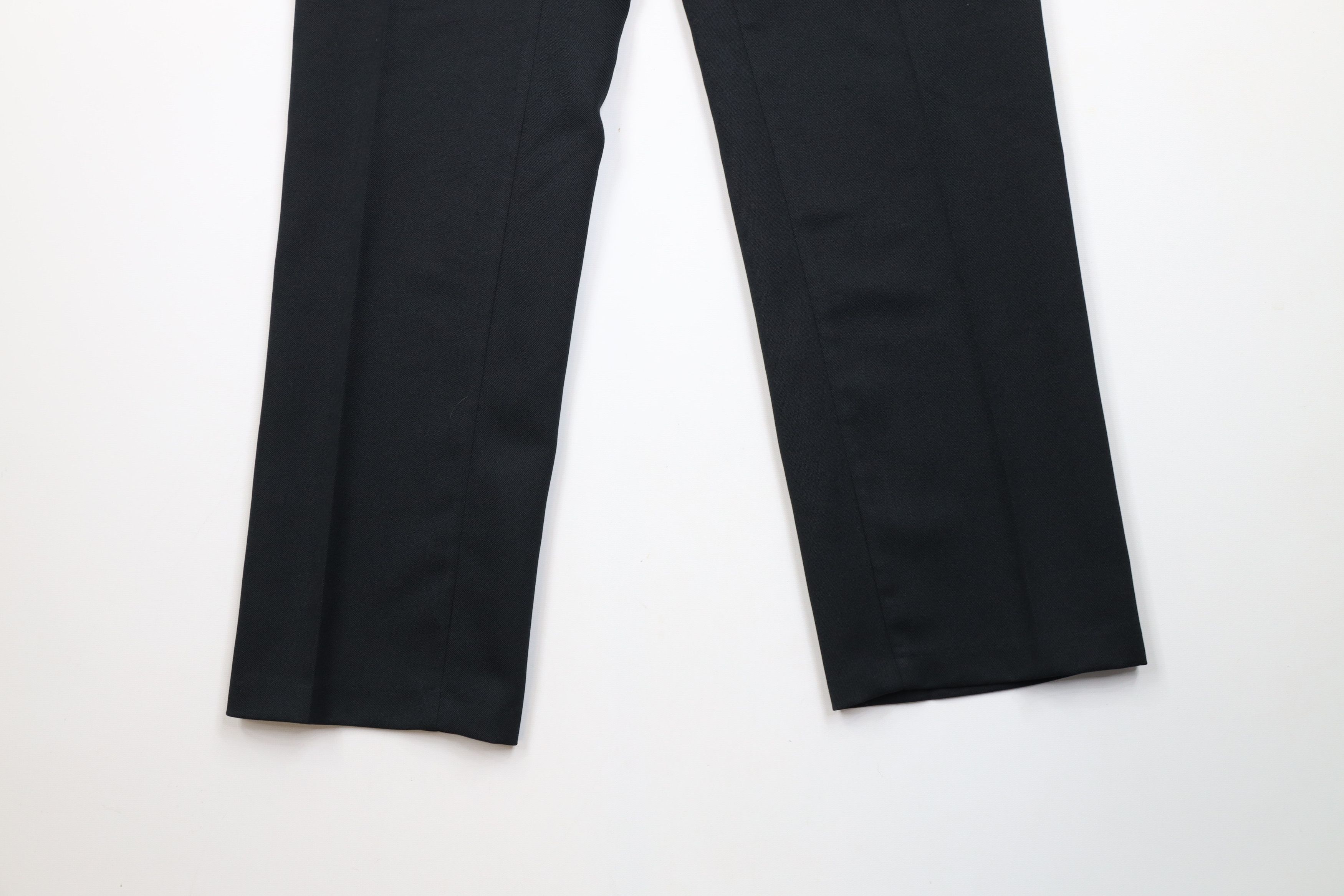 Vintage Vintage 70s Streetwear Knit Straight Leg Chino Pants Black Size US 36 / EU 52 - 4 Thumbnail
