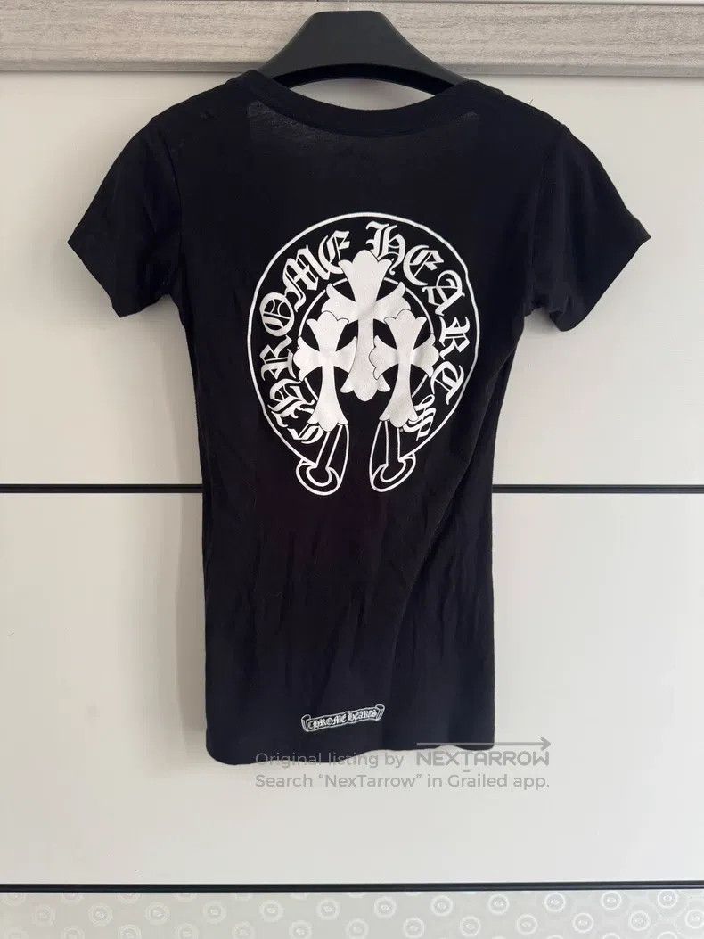 Chrome Hearts CHROME HEARTS Size XS Deep V-neck black pocket three cross Size US XS / EU 42 / 0 - 2 Thumbnail