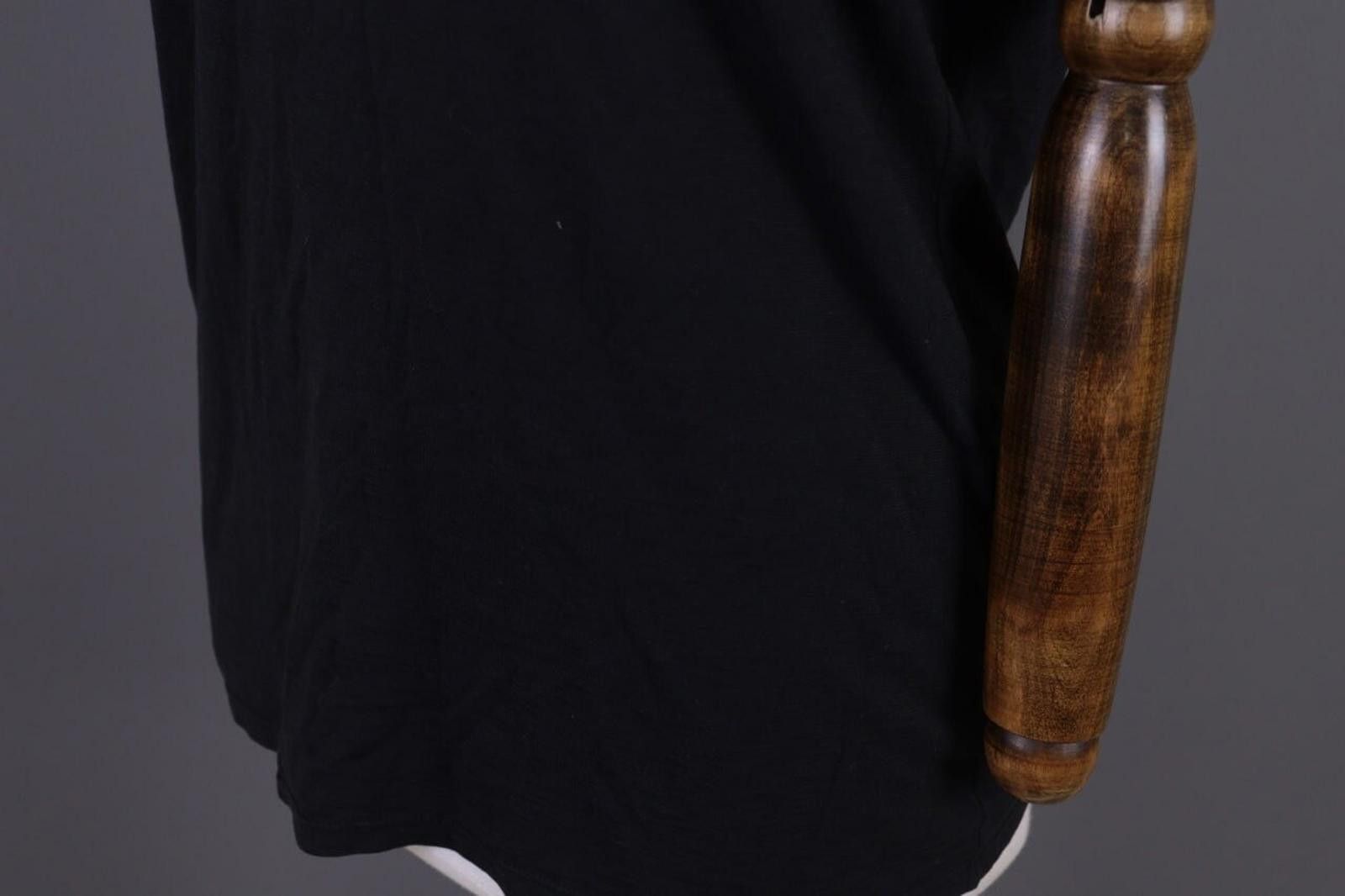 Transit Transit Uomo Black Embroidered Summer Linen T-Shirt Size S Size US S / EU 44-46 / 1 - 7 Thumbnail