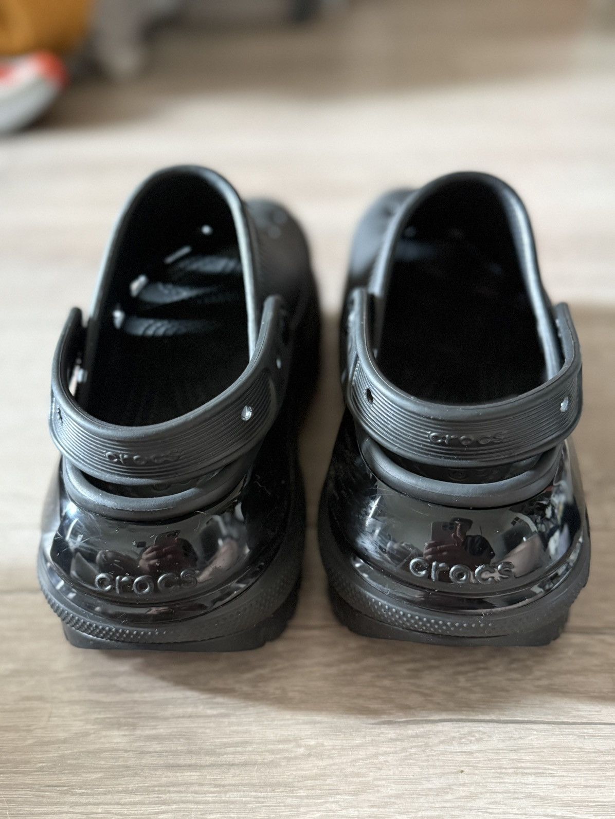Crocs Glossy Ink Platform Crocs Size US 7 / IT 37 - 2 Thumbnail