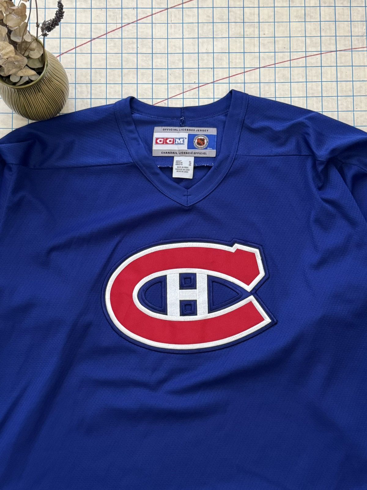Ccm CCM Montreal Canadians Retro HockeyJersey Blue Mens Size XL Size US XL / EU 56 / 4 - 3 Thumbnail