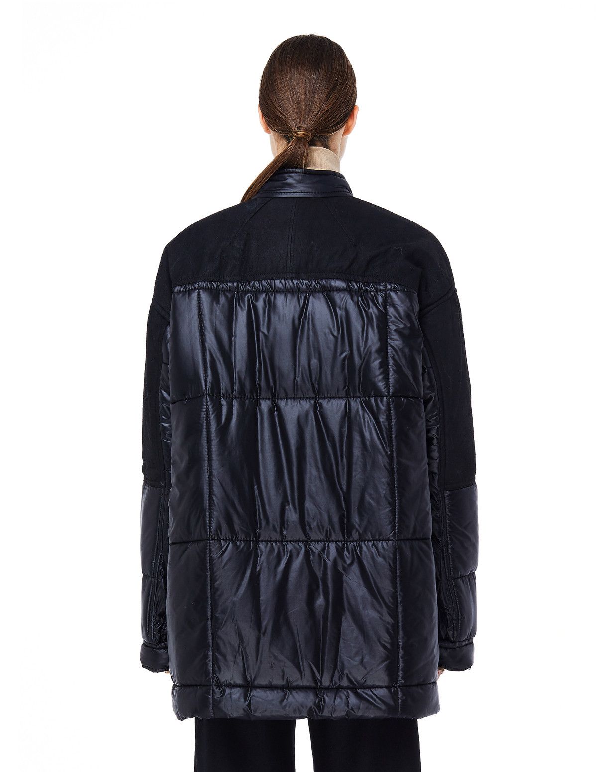 Haider Ackermann FW19 Haider Ackermann Quilted Nylon Suede Panel Jacket Sz 34 Size XS / US 0-2 / IT 36-38 - 4 Thumbnail