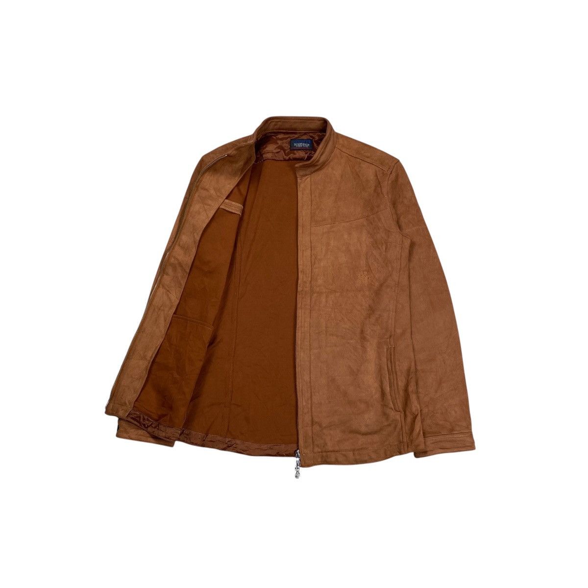 14th Addiction Nicole Club For Men Two-Way Zip Suede Jacket Size US M / EU 48-50 / 2 - 4 Thumbnail