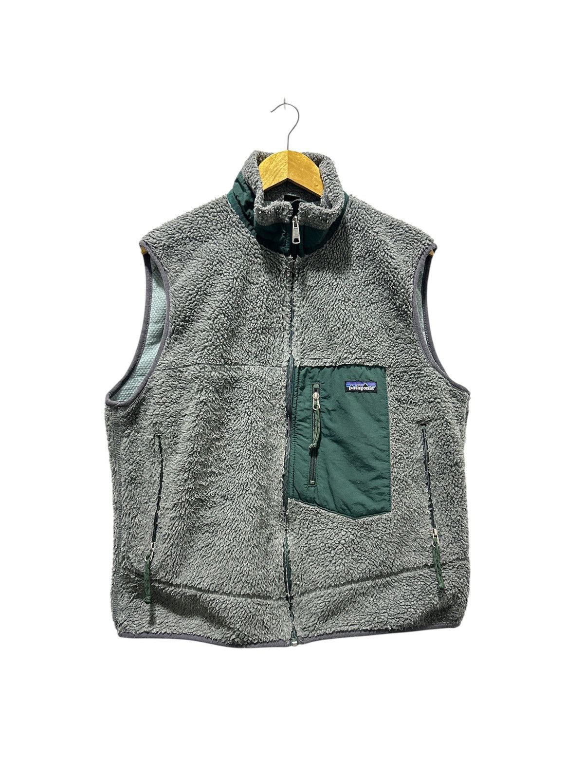 Patagonia Vintage Patagonia Sherpa Vest Green Pocket Design Size US L / EU 52-54 / 3 - 1 Thumbnail
