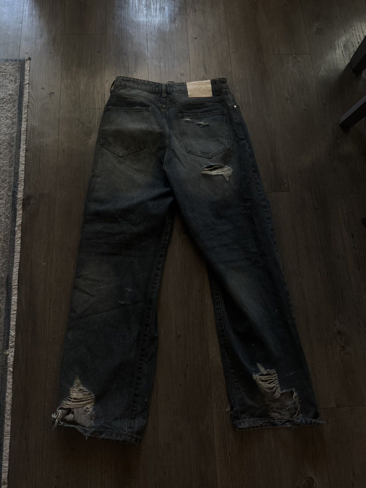 Basketcase Gallery Distressed zombie baggy denim